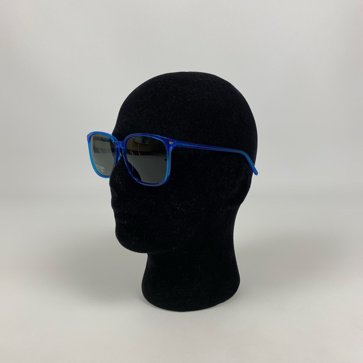 Designer Saint Laurent Paris SL37 Surf Blue Square Frame Sunglasses Size ONE SIZE - 3 Thumbnail