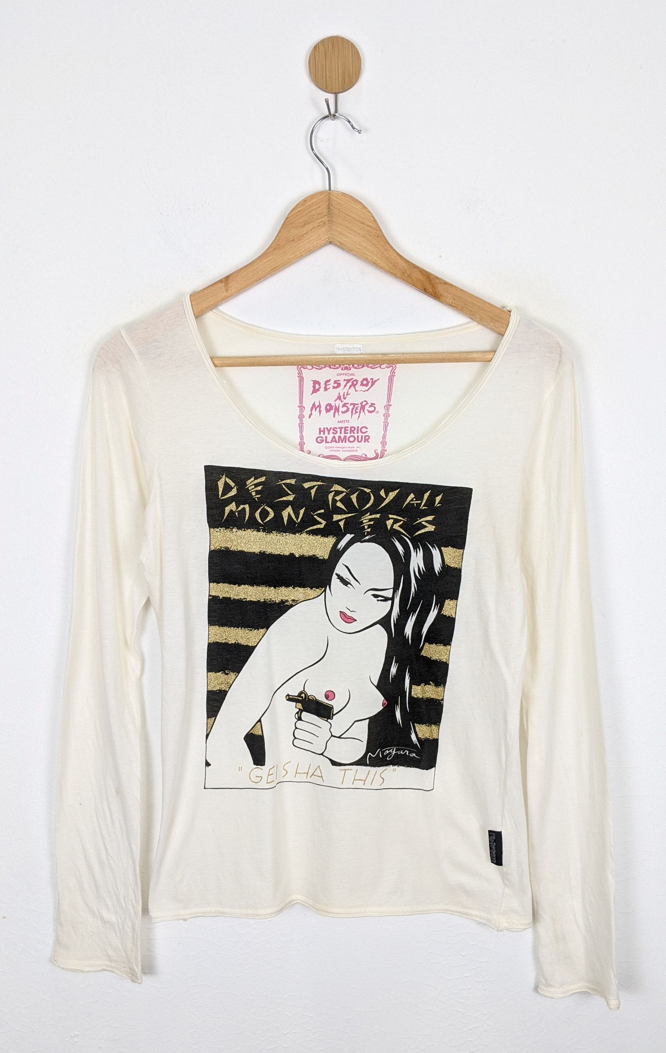 Hysteric Glamour Destroy All Monster Geisha shirt