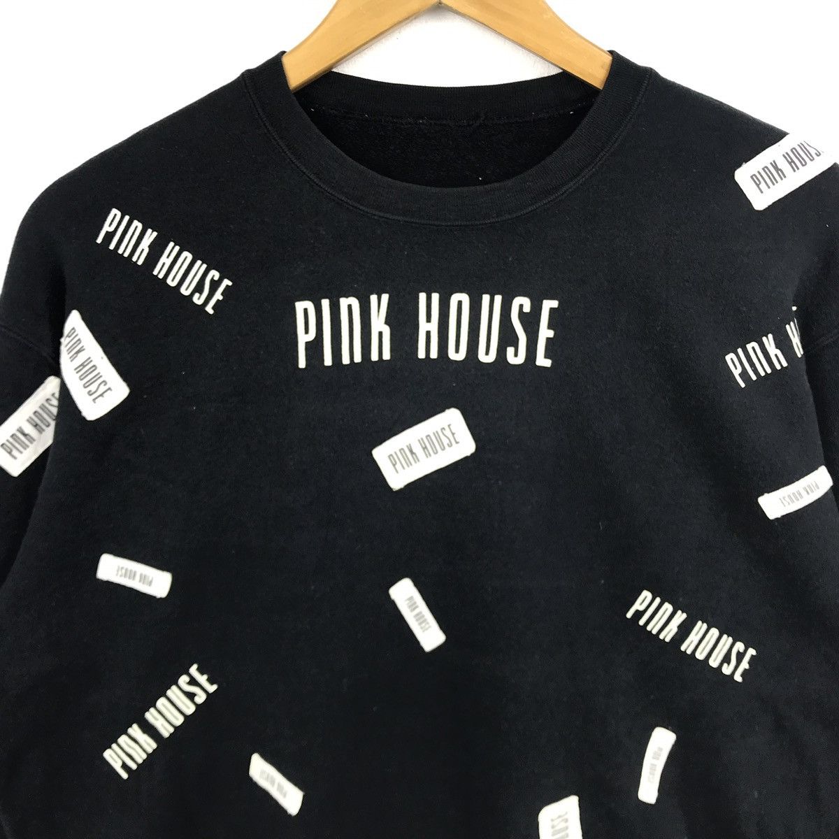 Japanese Brand Vintage Pink House Karl Helmut Sweatshirt Large Size 90s Size US L / EU 52-54 / 3 - 3 Thumbnail