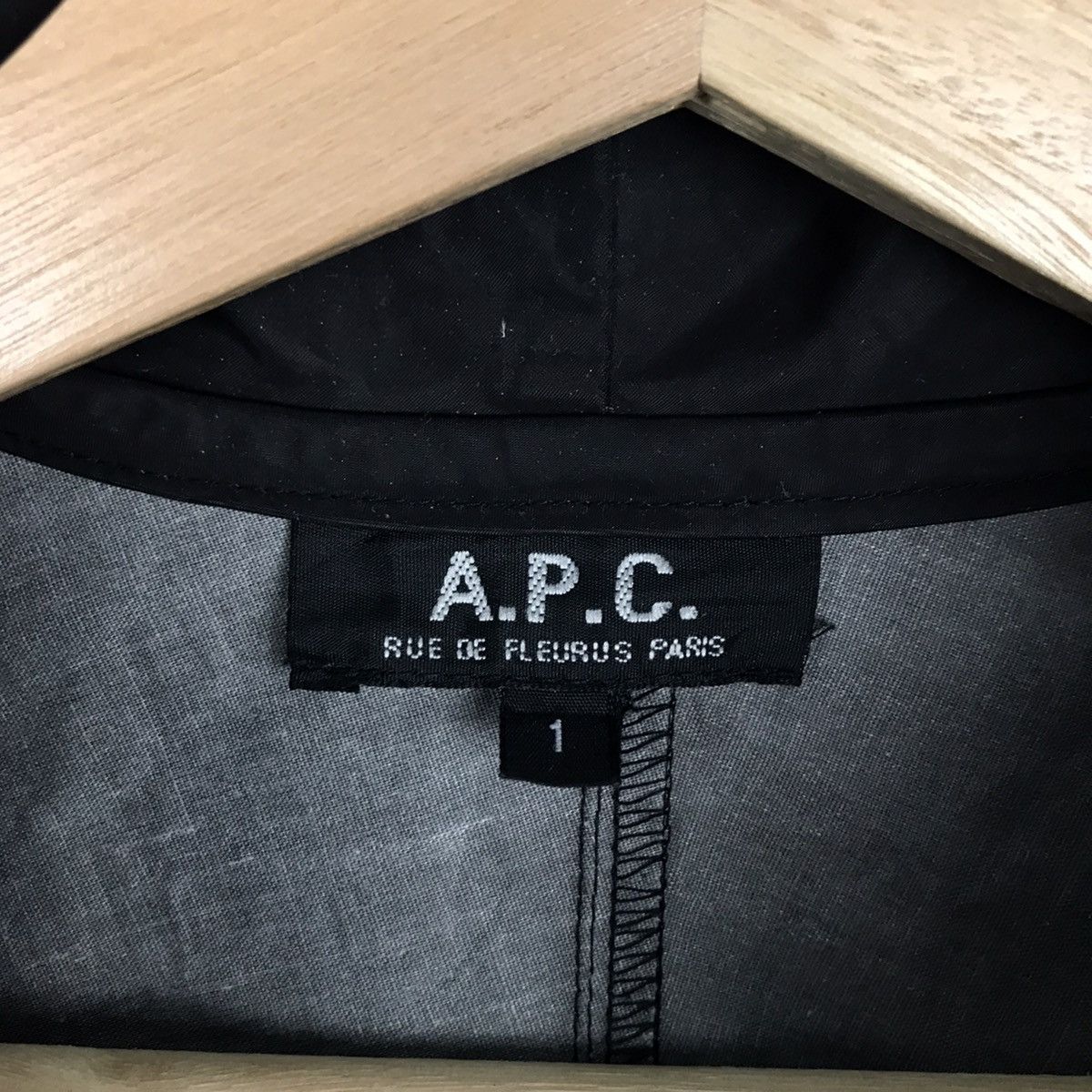 A.P.C. × Vintage A.P.C Raincoat Jacket With Hoodie Size US M / EU 48-50 / 2 - 8 Thumbnail
