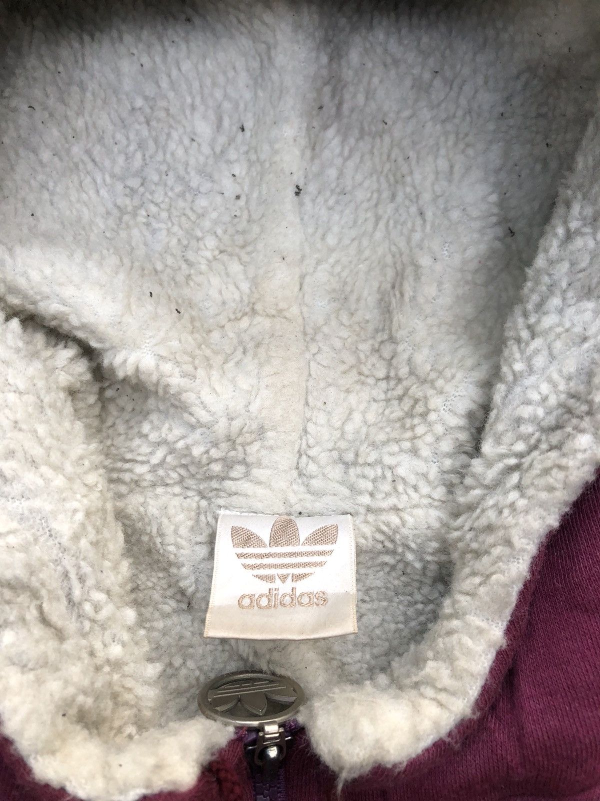 Adidas × Descente × Vintage Vintage 90s Adidas Trefoil Big Logo hoodies Size US L / EU 52-54 / 3 - 8 Thumbnail
