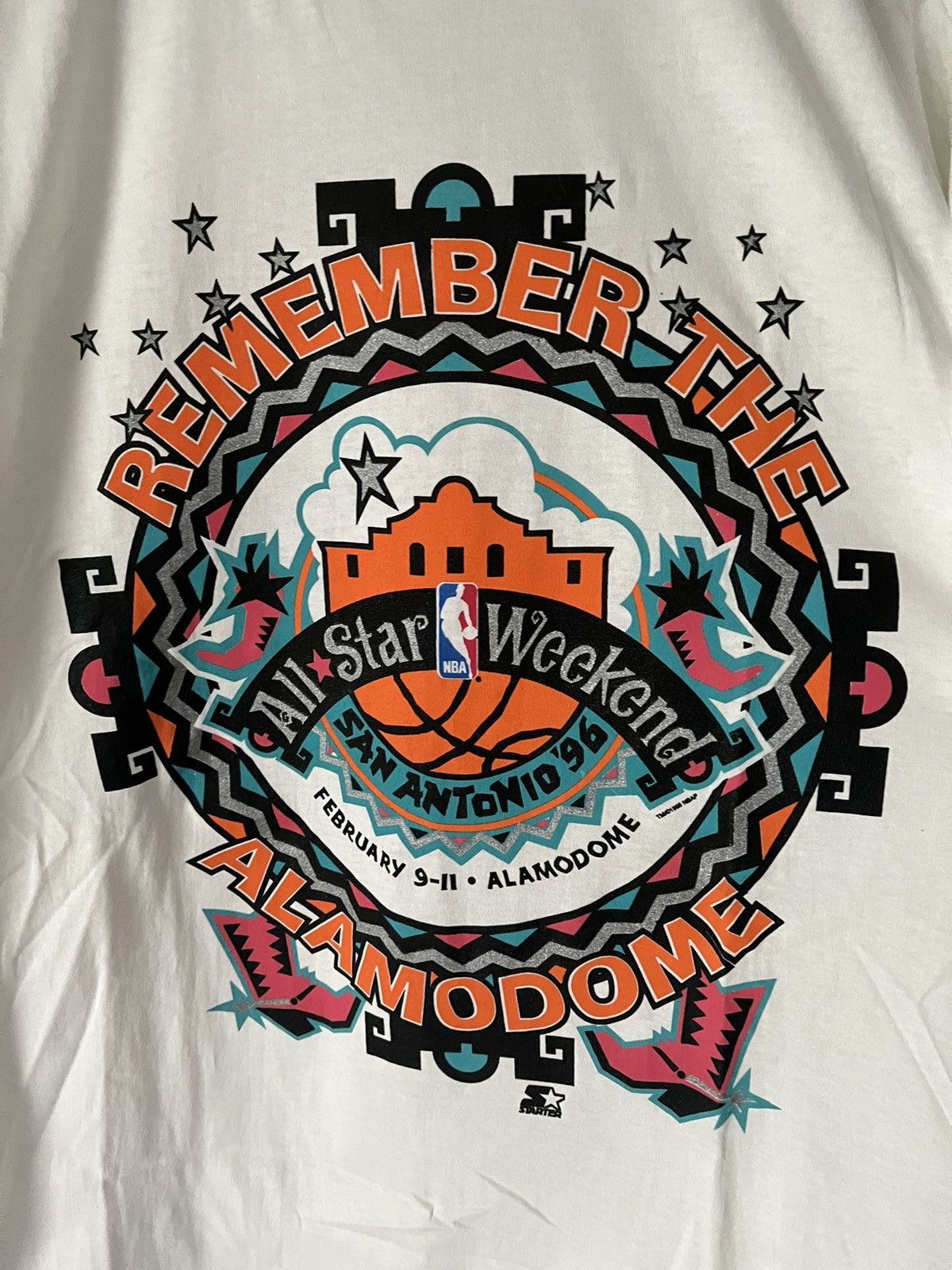 1996 NBA All-Star Weekend San Antonio Alamodome T-shirt XL