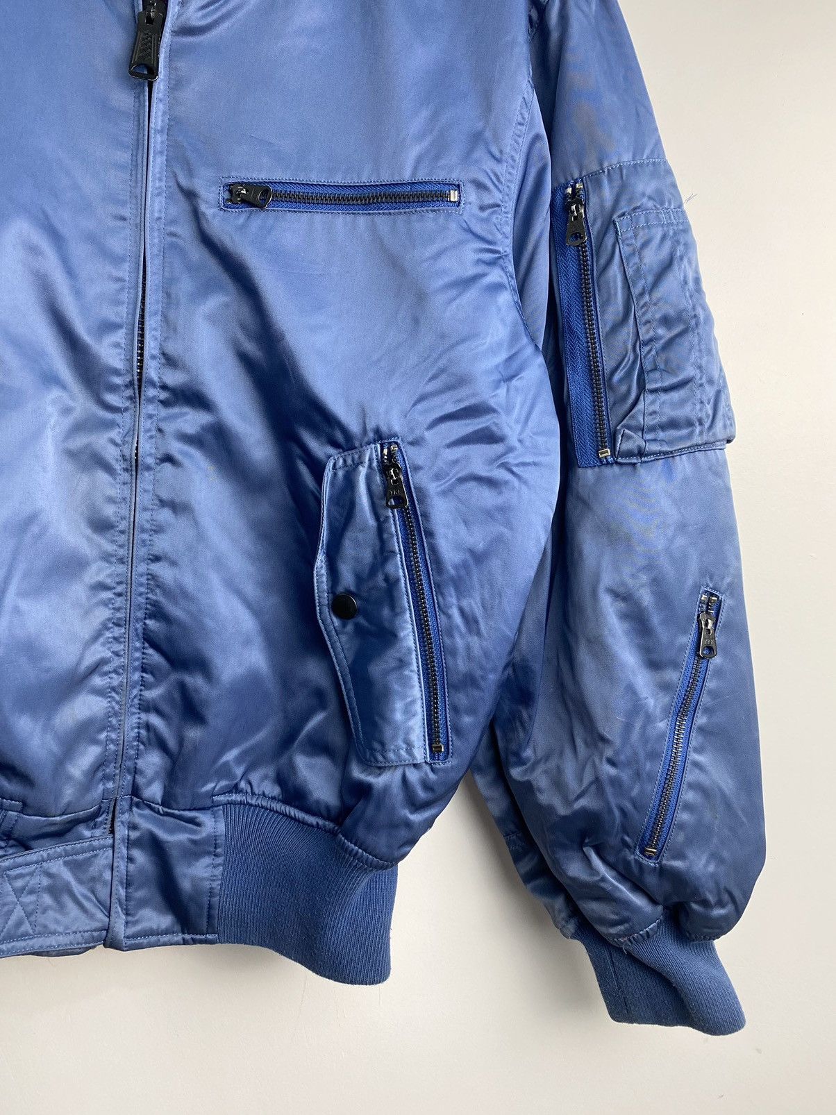 Japanese Brand 90s Kushitani Racing Revesible Bomber Jacket Size US L / EU 52-54 / 3 - 6 Thumbnail