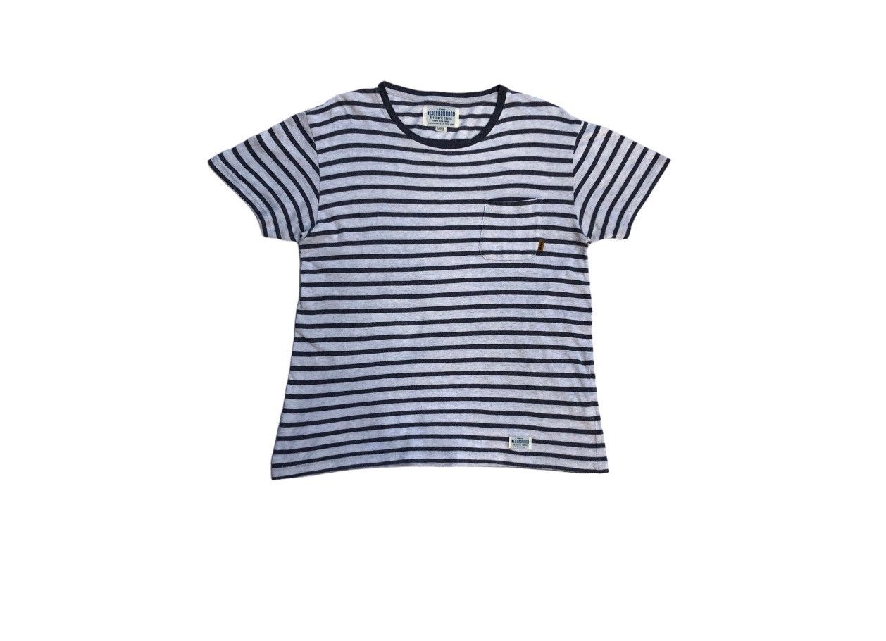 Vintage Neighborhood Chest Poket Striped T-Shirt