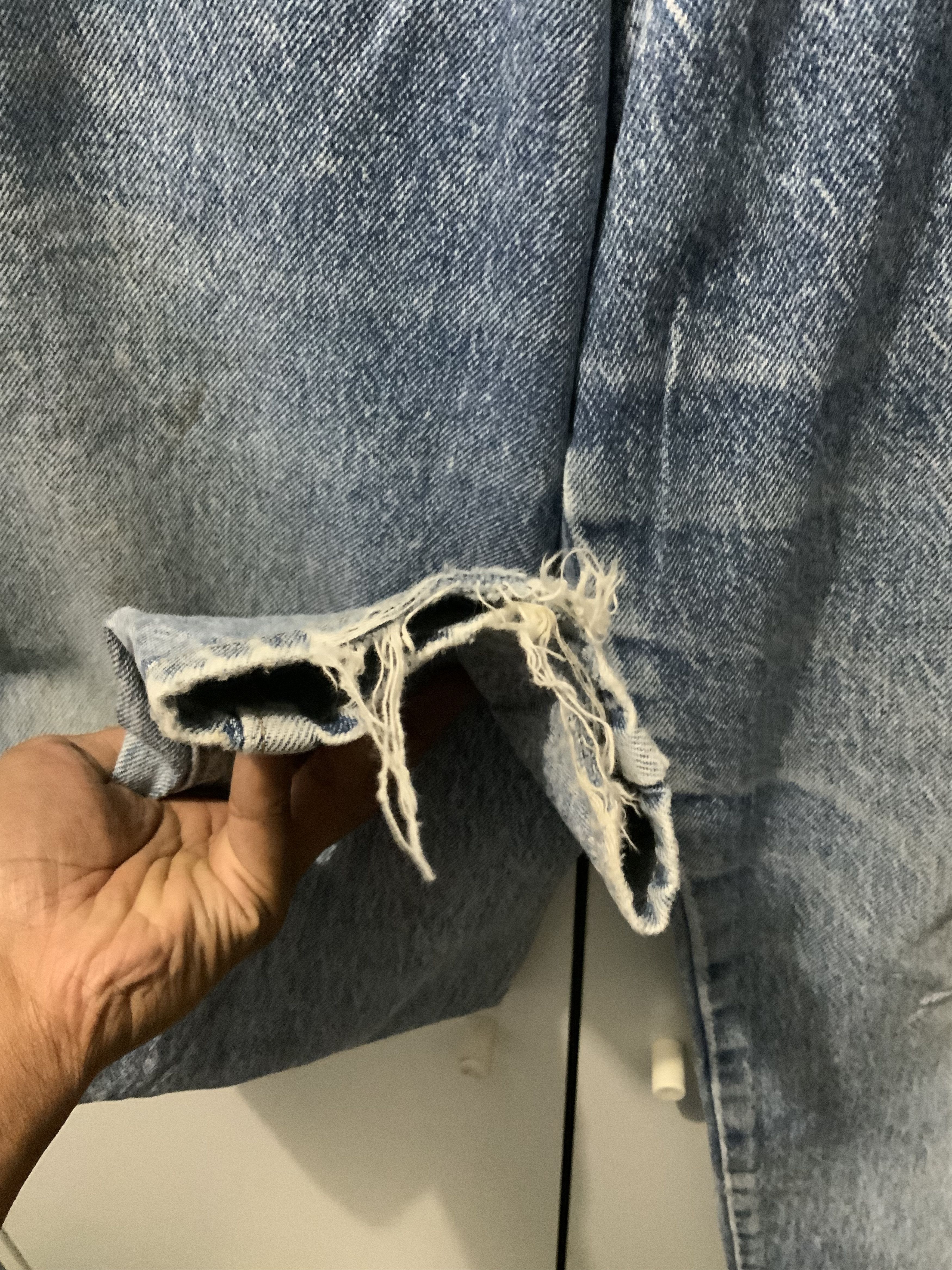 Vintage Vintage GTC Japan Made Light Distressed Jeans Size US 29 - 8 Thumbnail