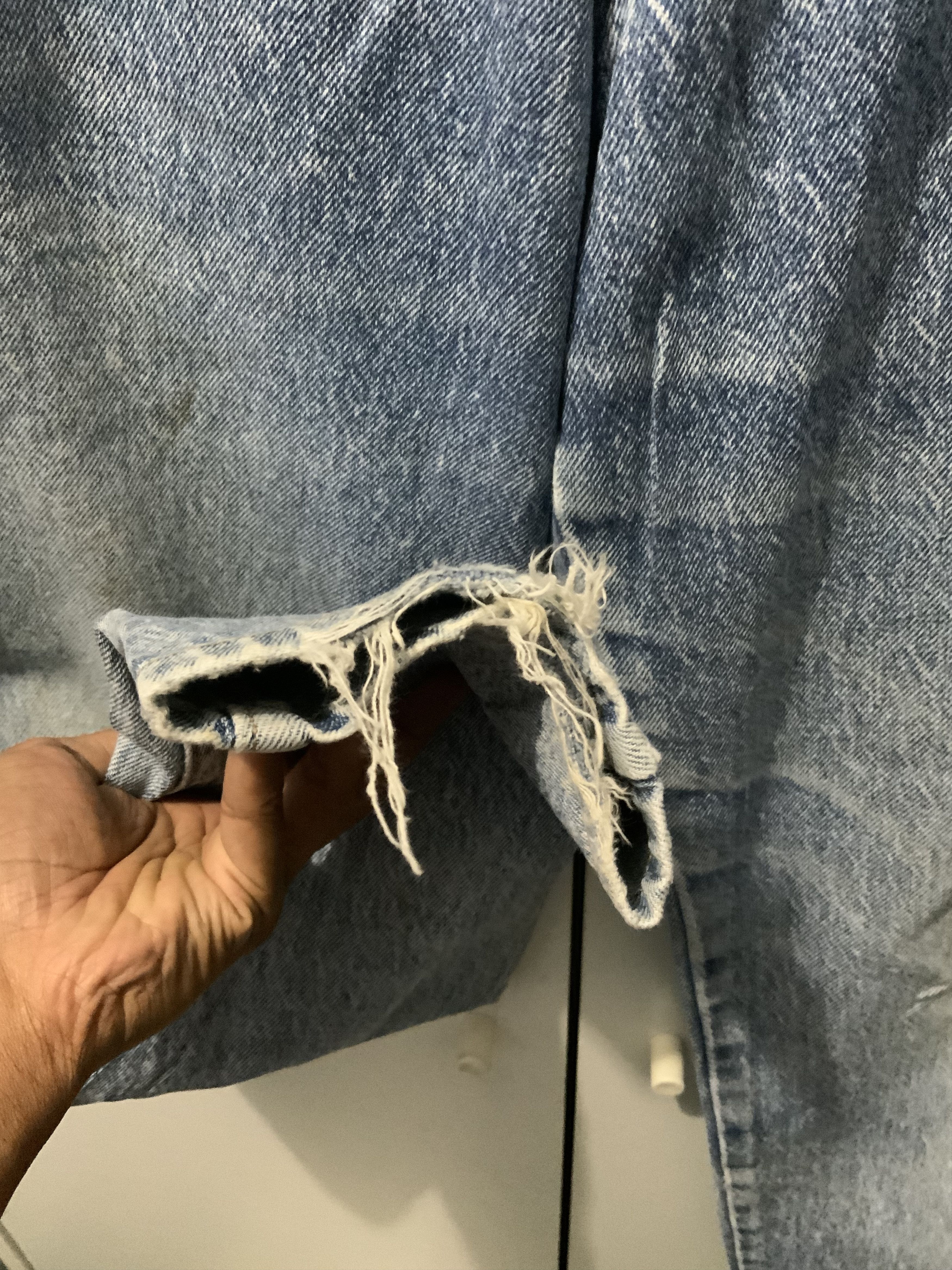 Vintage Vintage GTC Japan Made Light Distressed Jeans Size US 29 - 7 Thumbnail