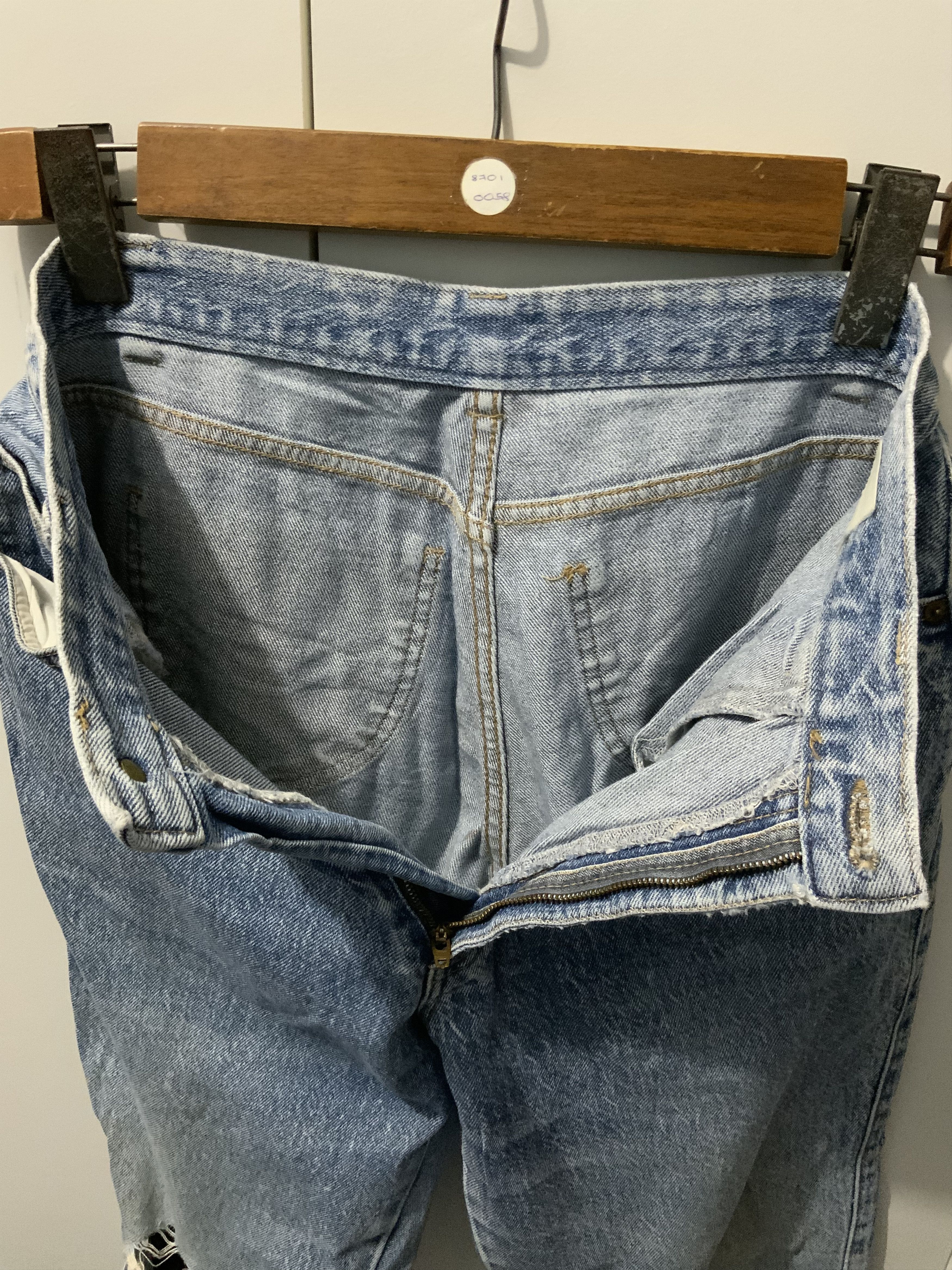 Vintage Vintage GTC Japan Made Light Distressed Jeans Size US 29 - 13 Thumbnail