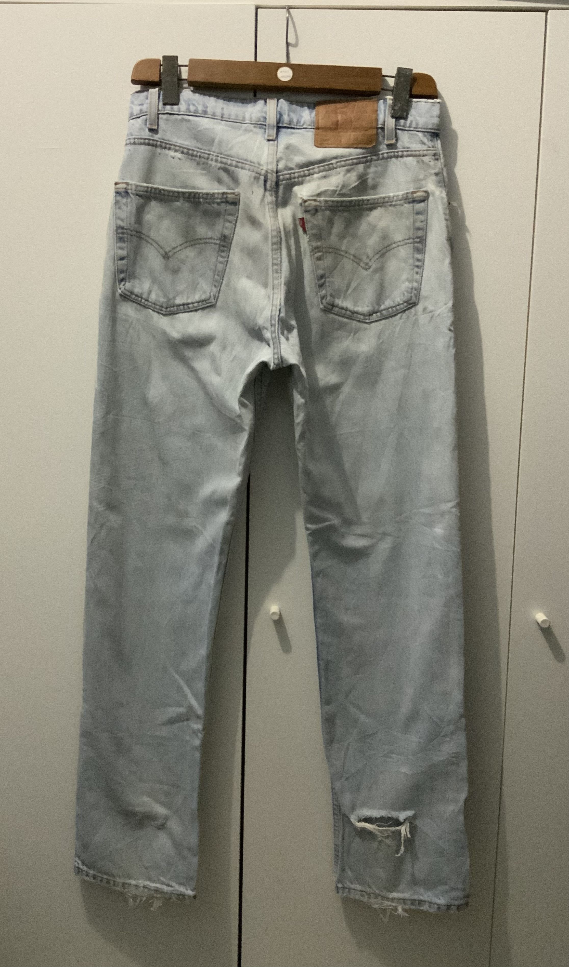 Levi's Vintage 90s Levi’s Faded Thrased Essential Denim Jeans Size US 33 - 2 Thumbnail