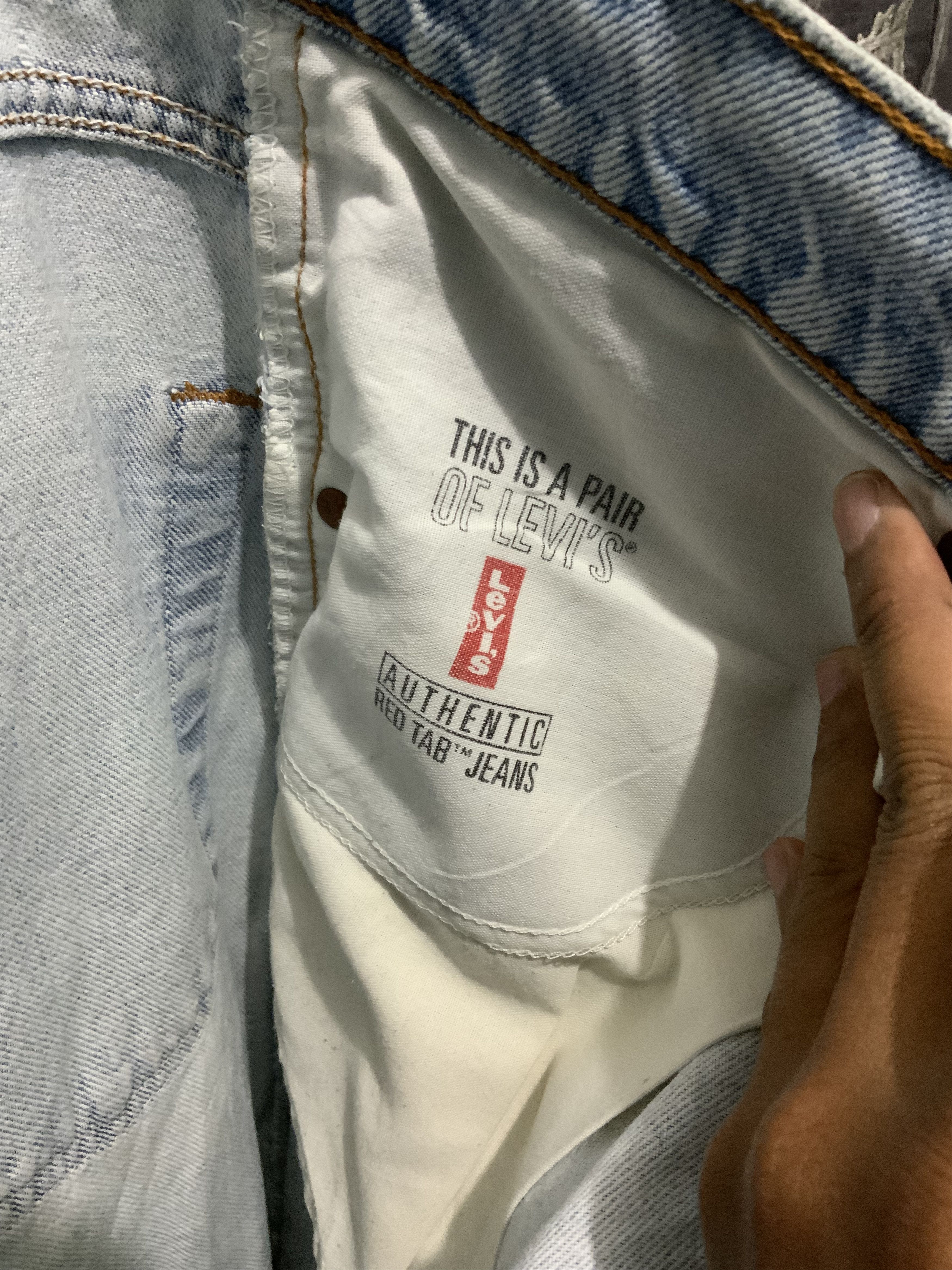 Levi's Vintage 90s Levi’s Faded Thrased Essential Denim Jeans Size US 33 - 18 Thumbnail