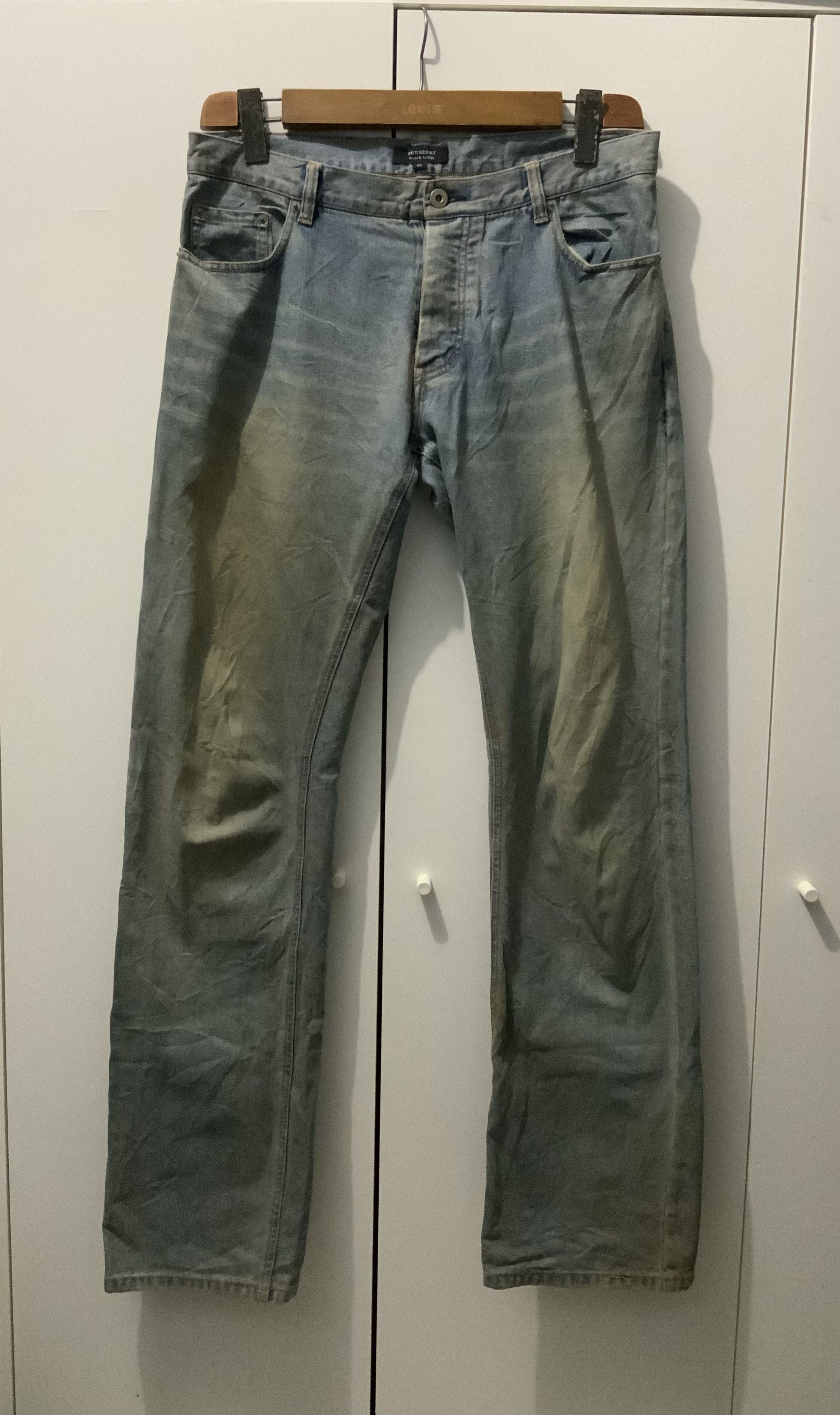 Burberry Black Label Light Wash Rusty Jeans