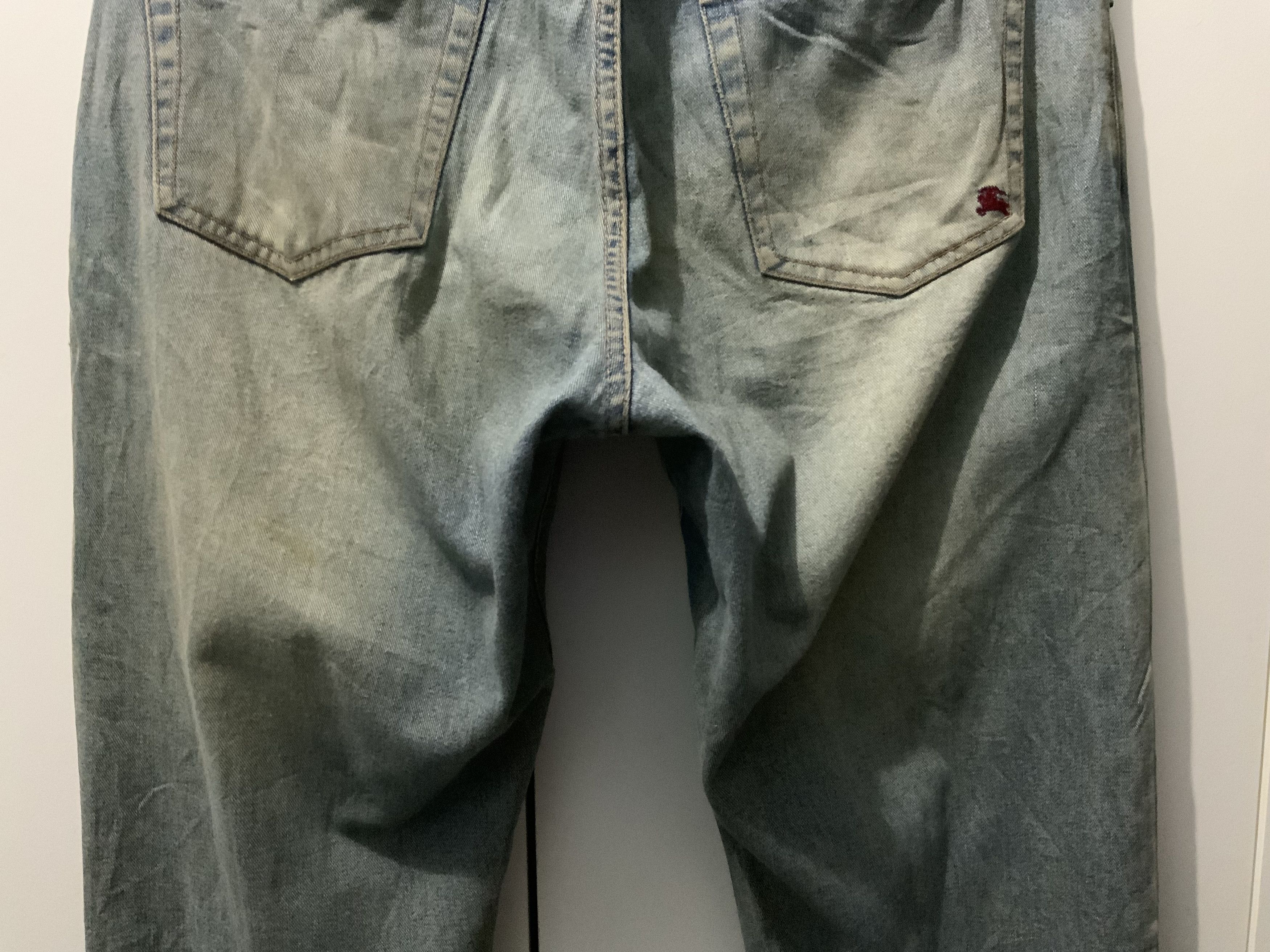 Burberry Burberry Black Label Light Wash Rusty Jeans Size US 34 / EU 50 - 9 Thumbnail