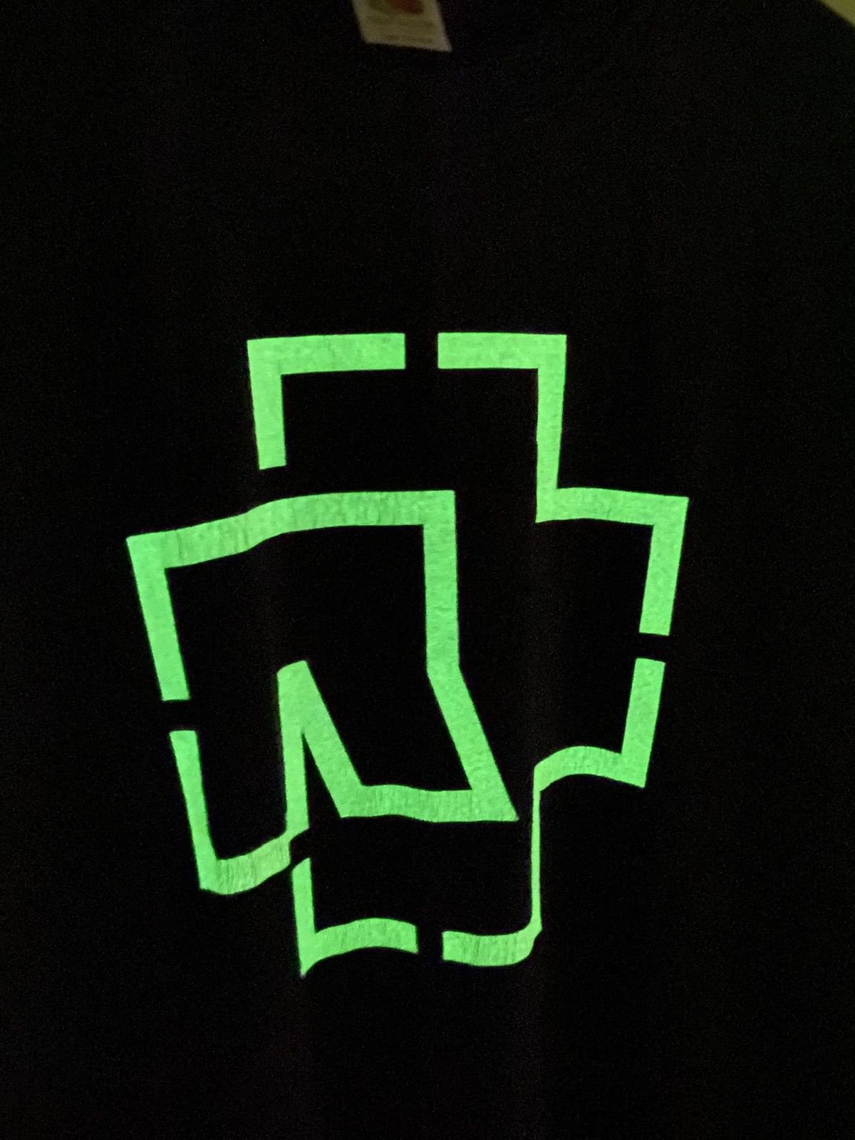 Band Tees × Vintage Vintage Rammstein Luminescent Logo T-Shirt Size US M / EU 48-50 / 2 - 5 Thumbnail