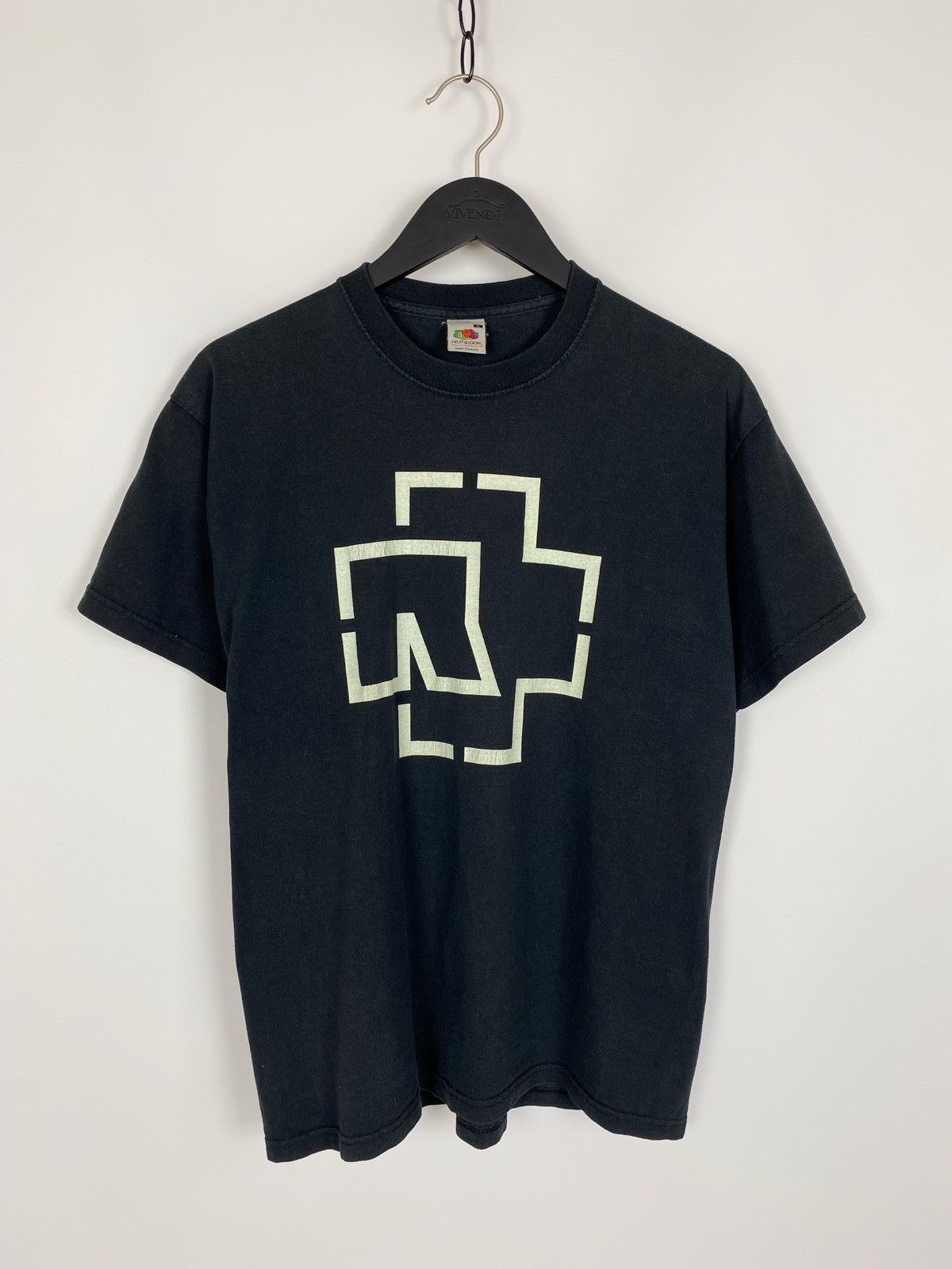 Band Tees × Vintage Vintage Rammstein Luminescent Logo T-Shirt Size US M / EU 48-50 / 2 - 1 Thumbnail