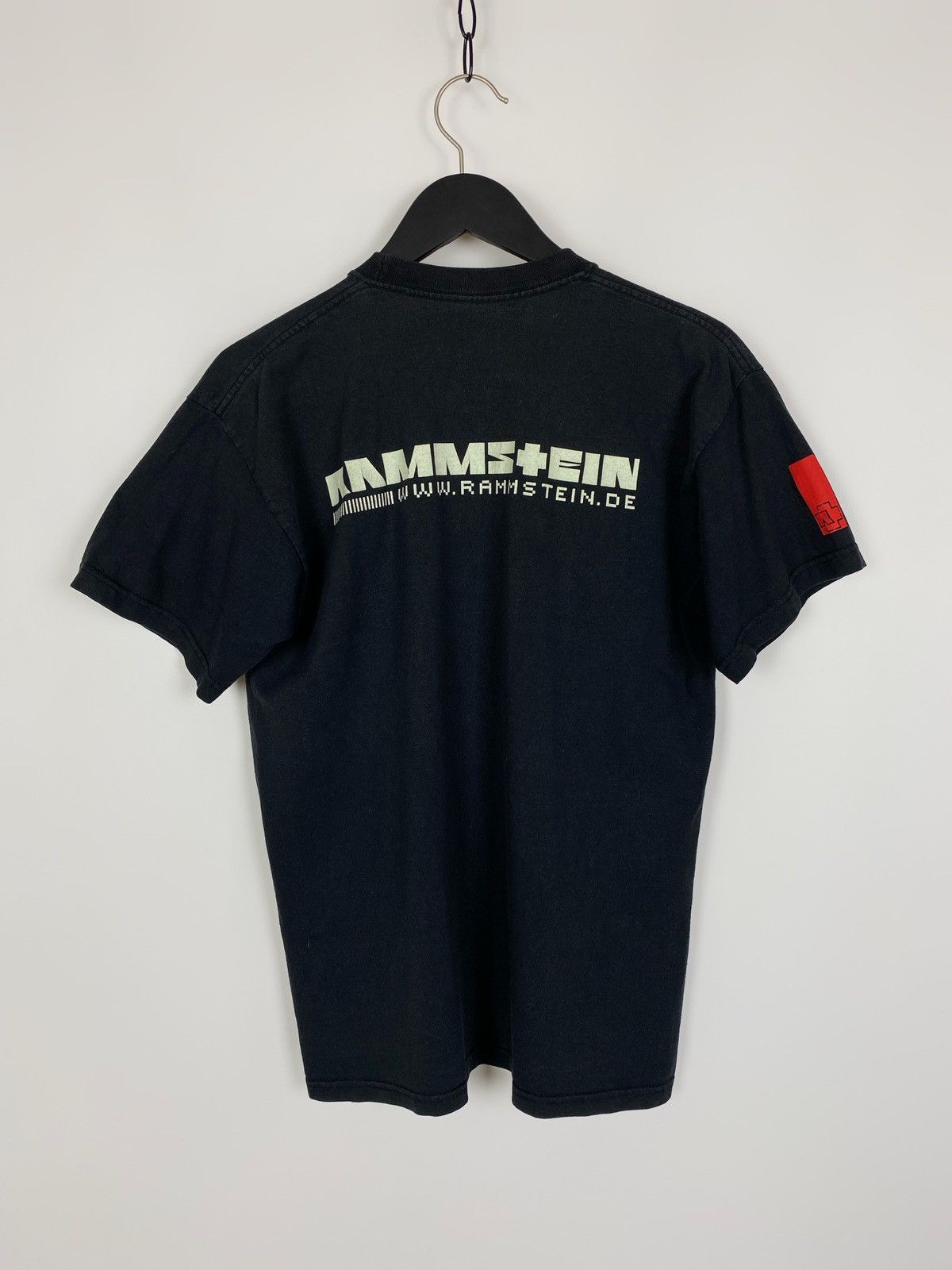 Band Tees × Vintage Vintage Rammstein Luminescent Logo T-Shirt Size US M / EU 48-50 / 2 - 8 Thumbnail