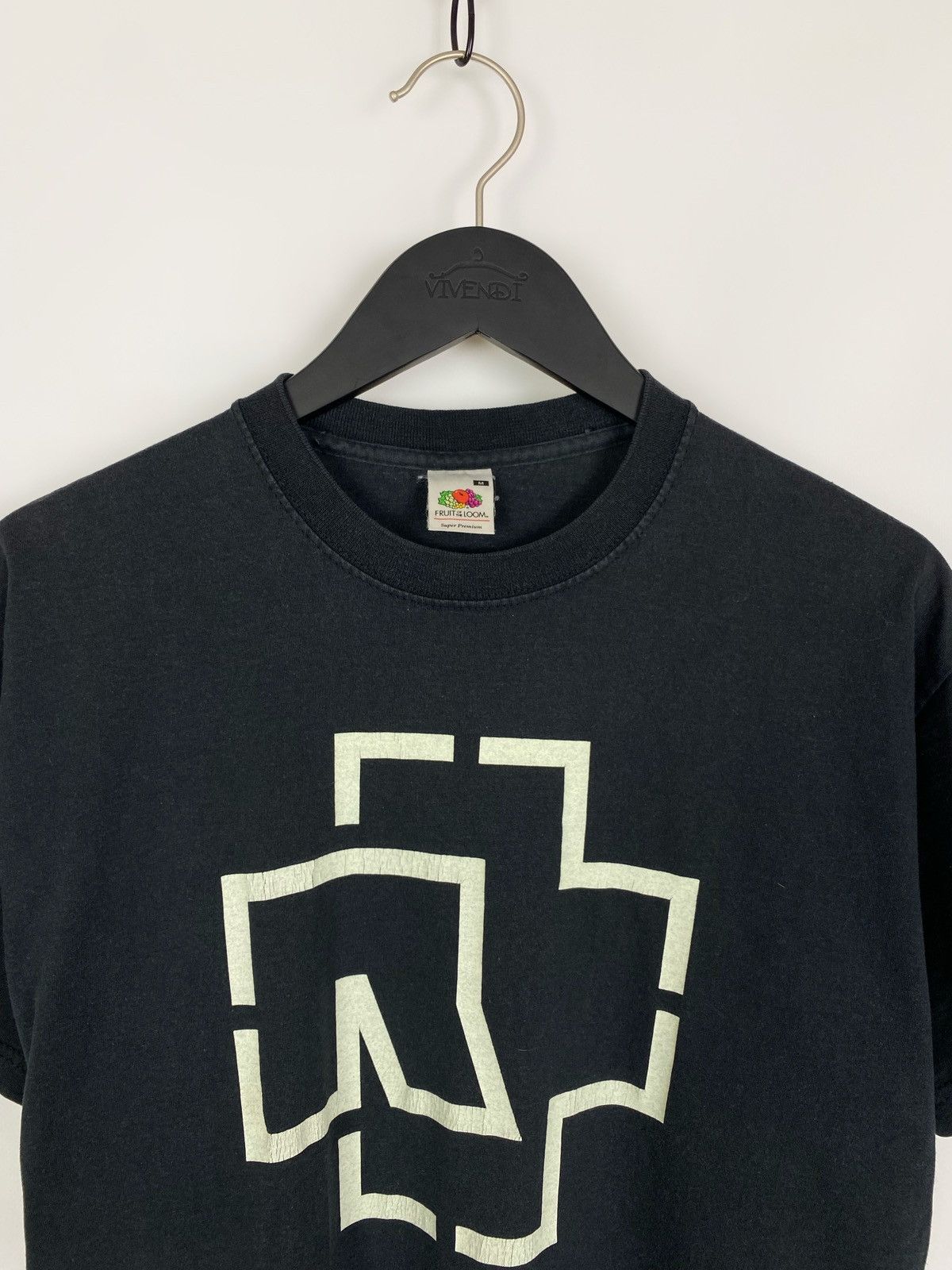 Band Tees × Vintage Vintage Rammstein Luminescent Logo T-Shirt Size US M / EU 48-50 / 2 - 2 Thumbnail