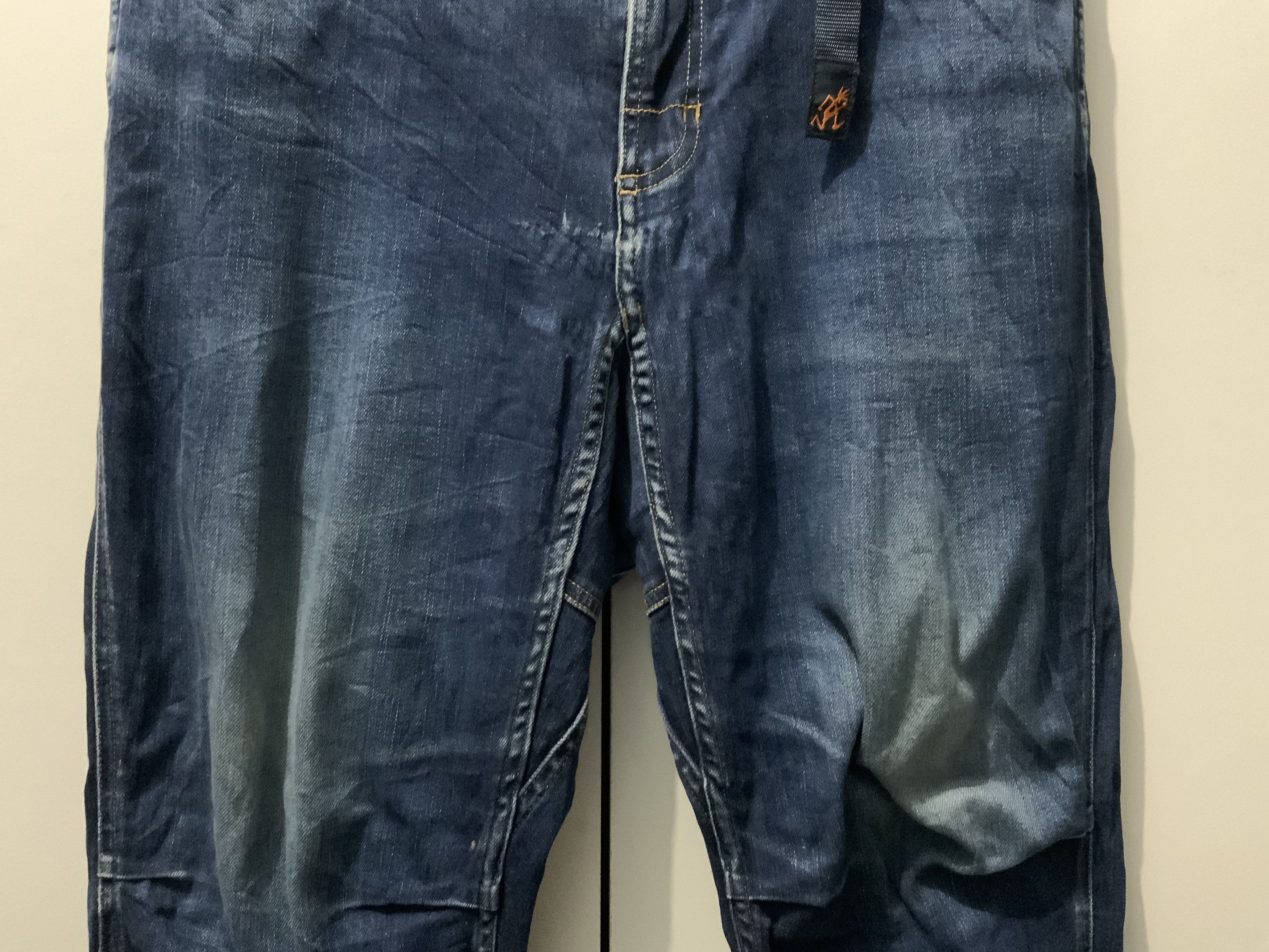 Japanese Brand Grammici USA Single Belt Fade Blue Denim Jeans Size US 32 / EU 48 - 4 Thumbnail