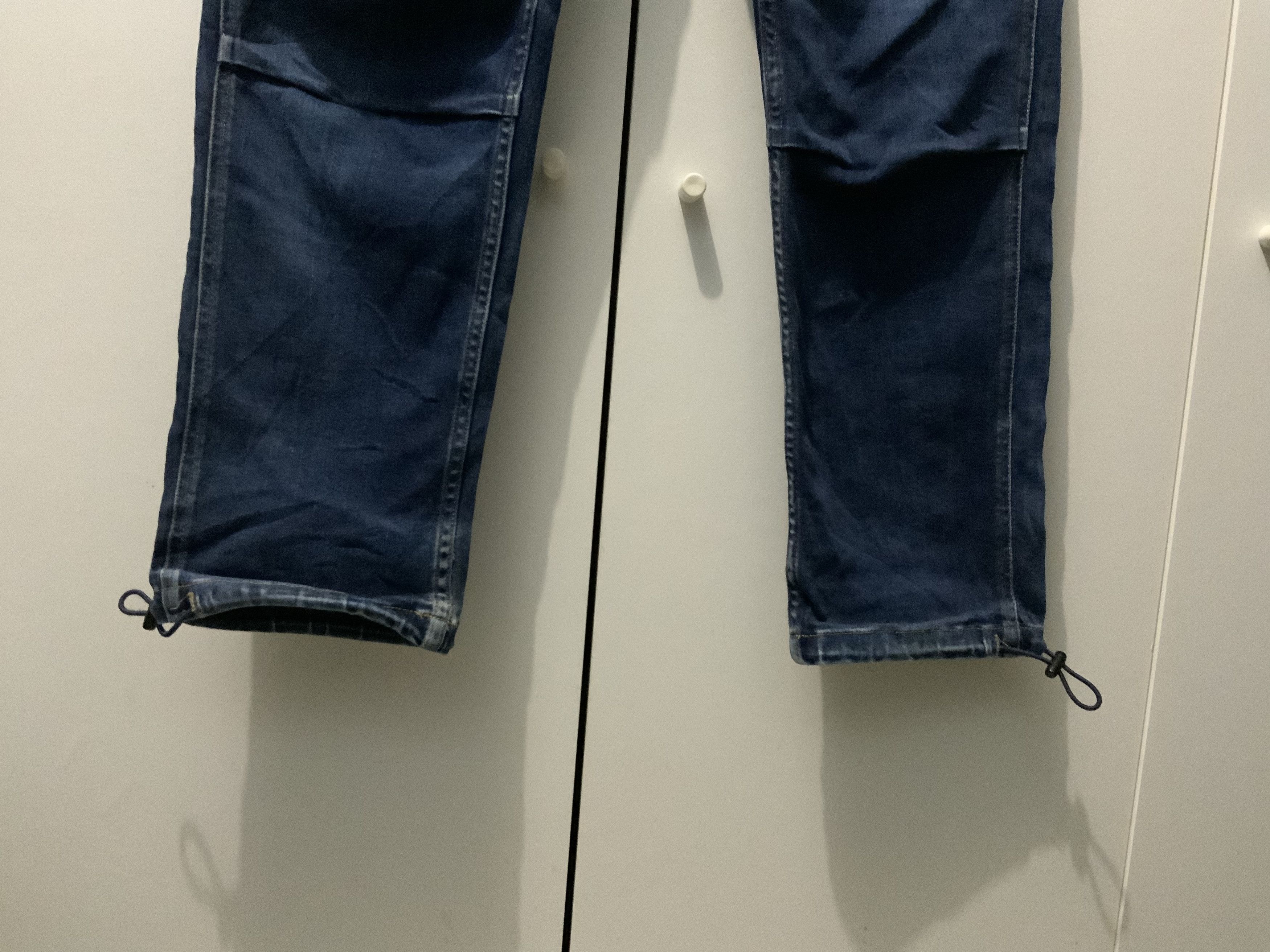 Japanese Brand Grammici USA Single Belt Fade Blue Denim Jeans Size US 32 / EU 48 - 5 Thumbnail