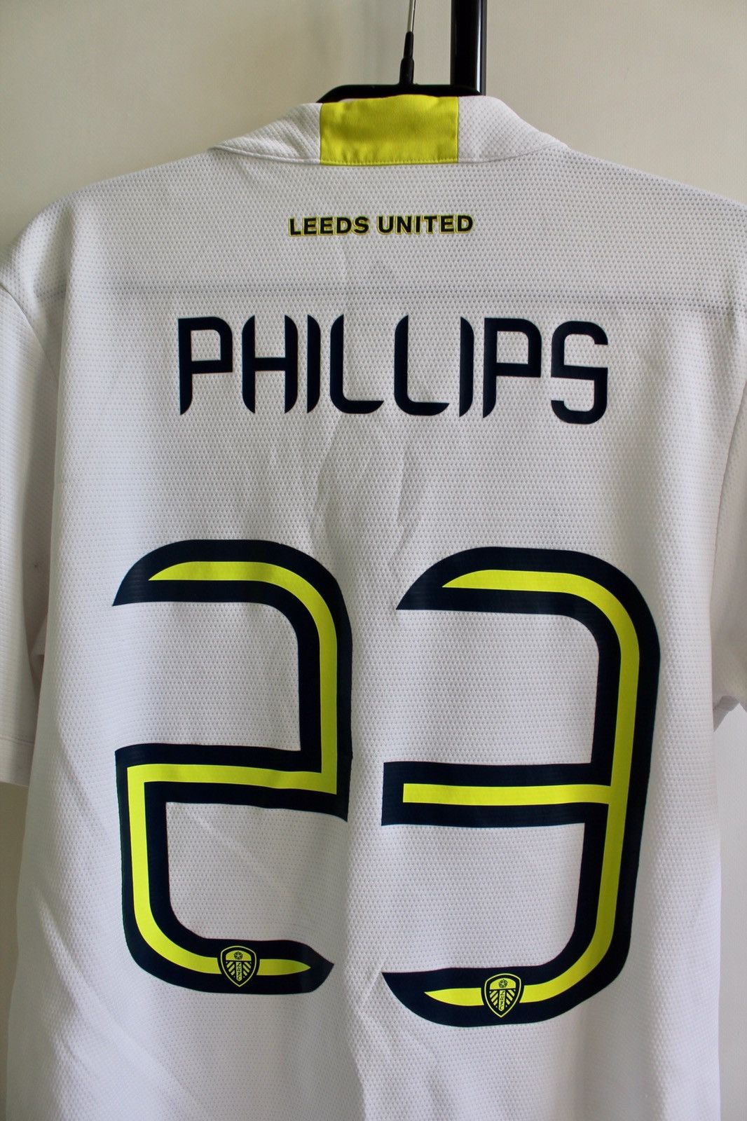 Adidas 2021 2022 Leeds United Adidas #23 Phillips Soccer Football Size US S / EU 44-46 / 1 - 9 Thumbnail