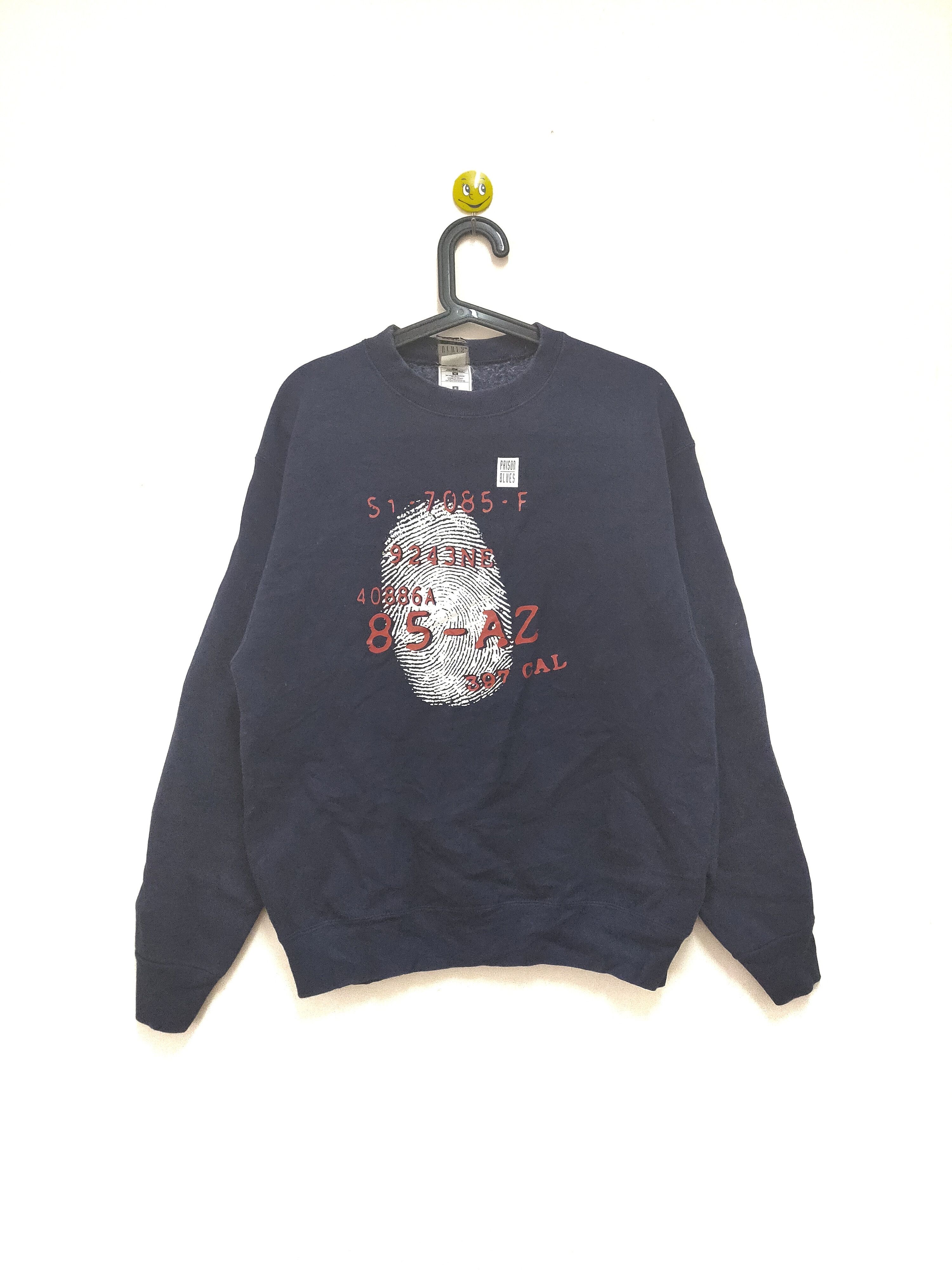 Vintage Prison Blues Sweatshirt Crewneck Jumper Pullover Size US M / EU 48-50 / 2 - 1 Thumbnail
