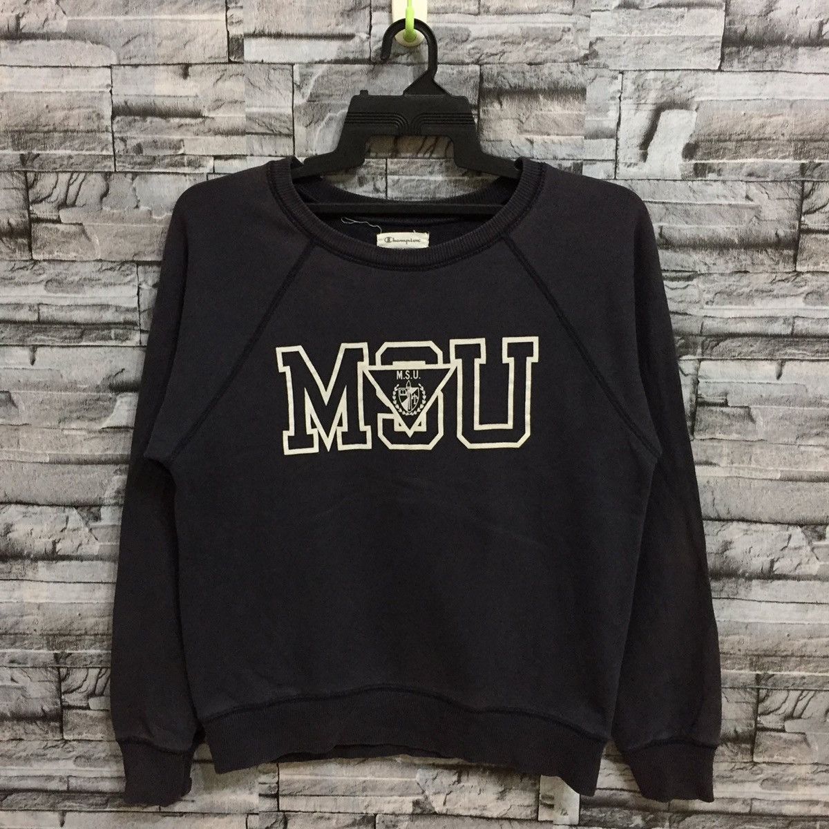 Champion Vintage Champion sweatshirt spellout MSU size M Size US M / EU 48-50 / 2 - 2 Thumbnail
