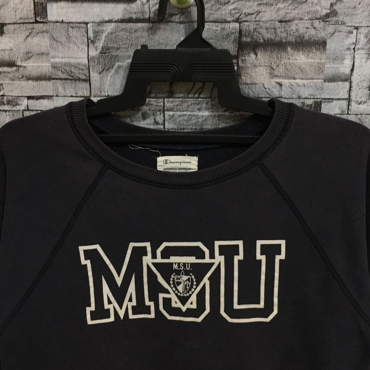 Champion Vintage Champion sweatshirt spellout MSU size M Size US M / EU 48-50 / 2 - 3 Thumbnail
