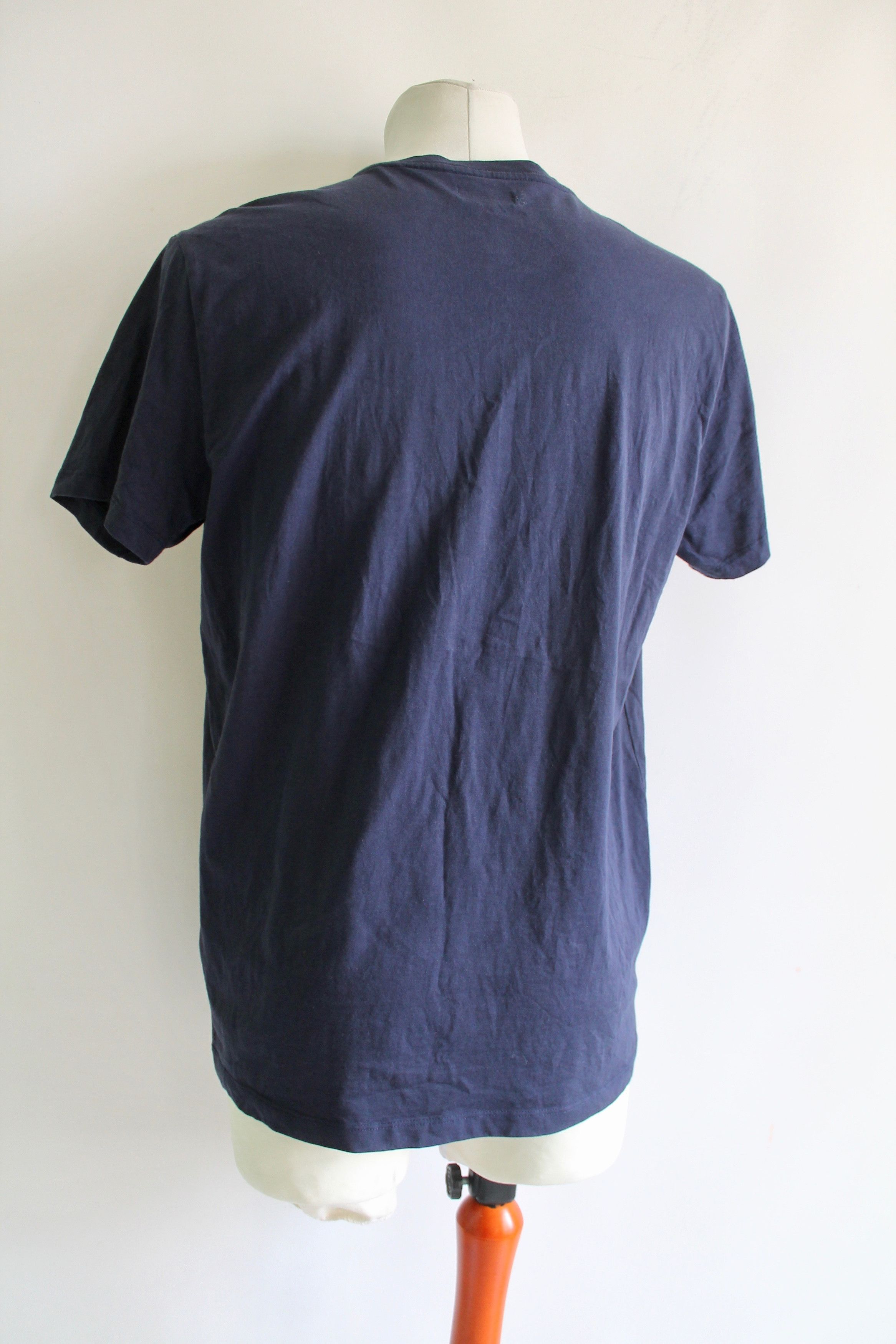 Diesel DIESEL Industry T shirt crew neck XL navy blue cotton Size US XL / EU 56 / 4 - 7 Thumbnail