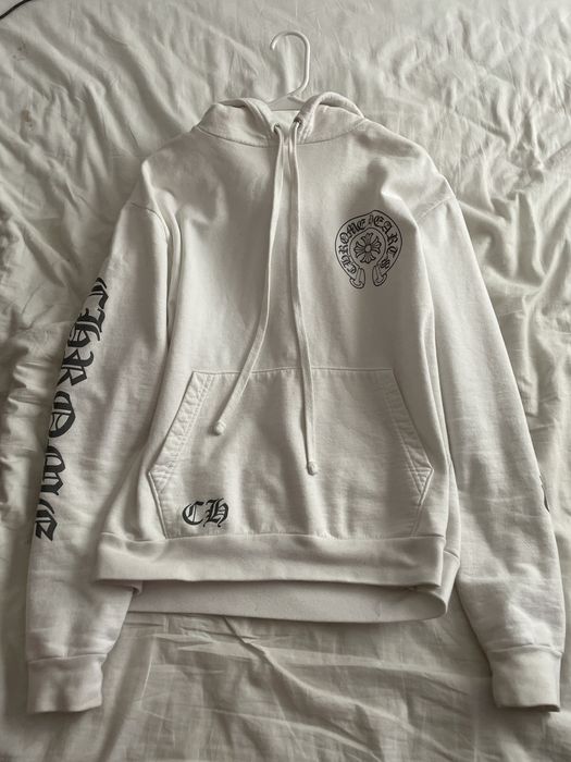 Chrome Hearts exclusive white miami chrome hearts hoodie Grailed