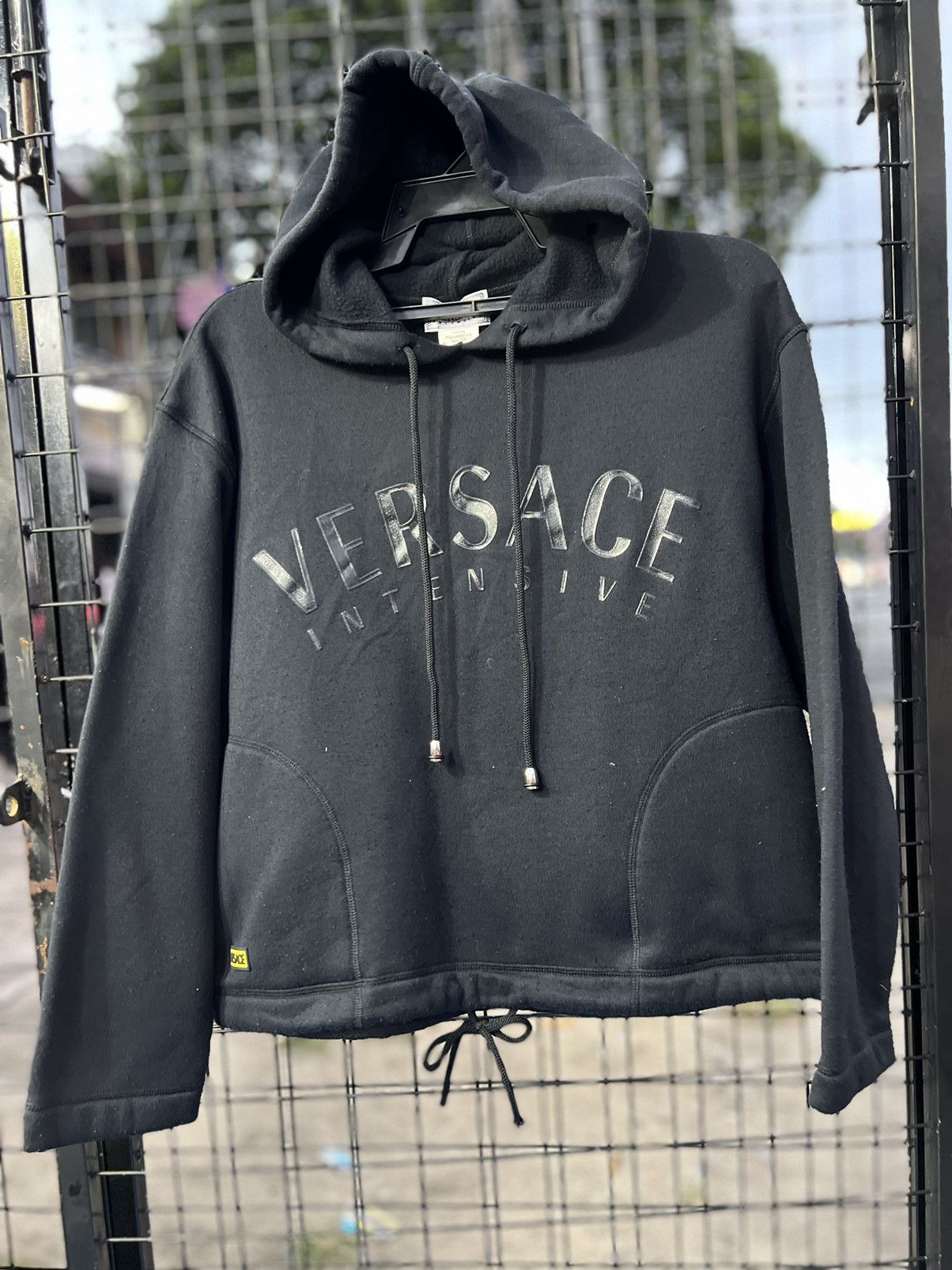 Versace Versace Italy sweater hoodie black embroidery logo Size US L / EU 52-54 / 3 - 1 Thumbnail