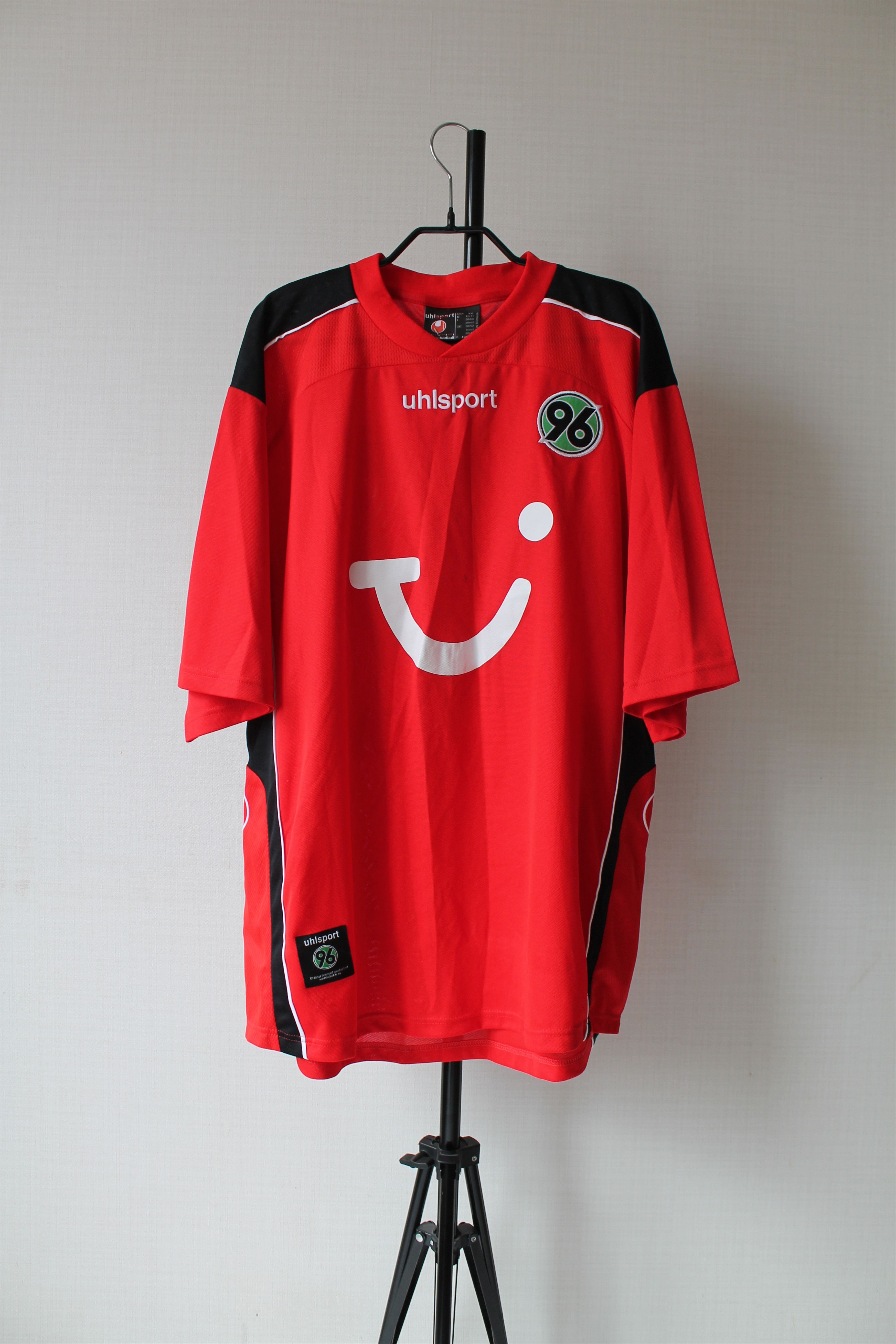 Vintage 2004 Hannover 96 Home #17 Krupnikovic Soccer Jersey shirt Size US XXL / EU 58 / 5 - 6 Thumbnail