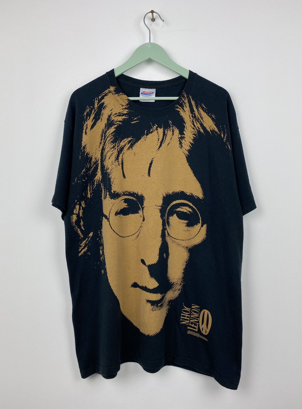 Band Tees Vintage John Lennon T Shirt Tee Pink Floyd Beatles McCartney Size US L / EU 52-54 / 3 - 1 Thumbnail