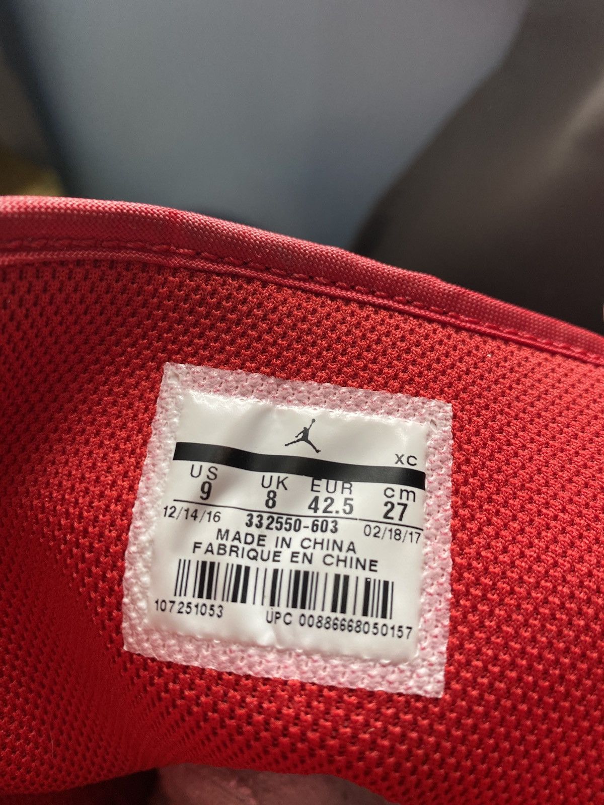 Jordan Brand Jordan 1 High Red Suede Size US 9 / EU 42 - 6 Thumbnail