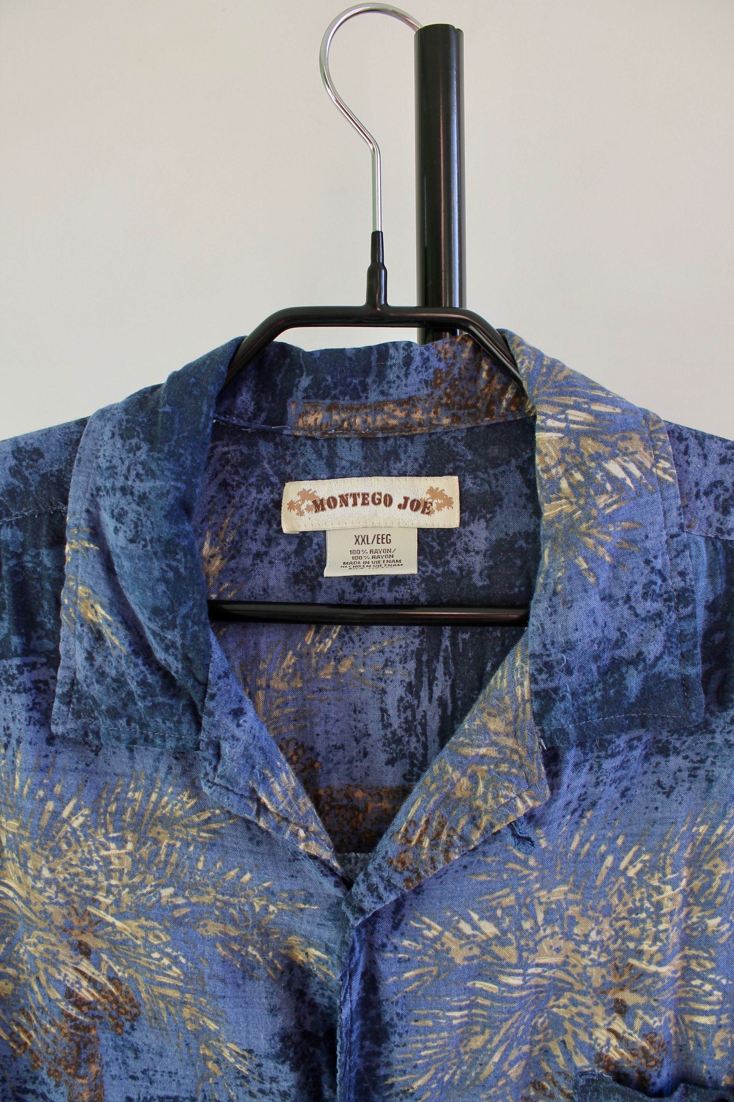 Vintage Montego Joe Vintage Hawaiian Shirt Blue Rayon XXL Size US XXL / EU 58 / 5 - 3 Thumbnail