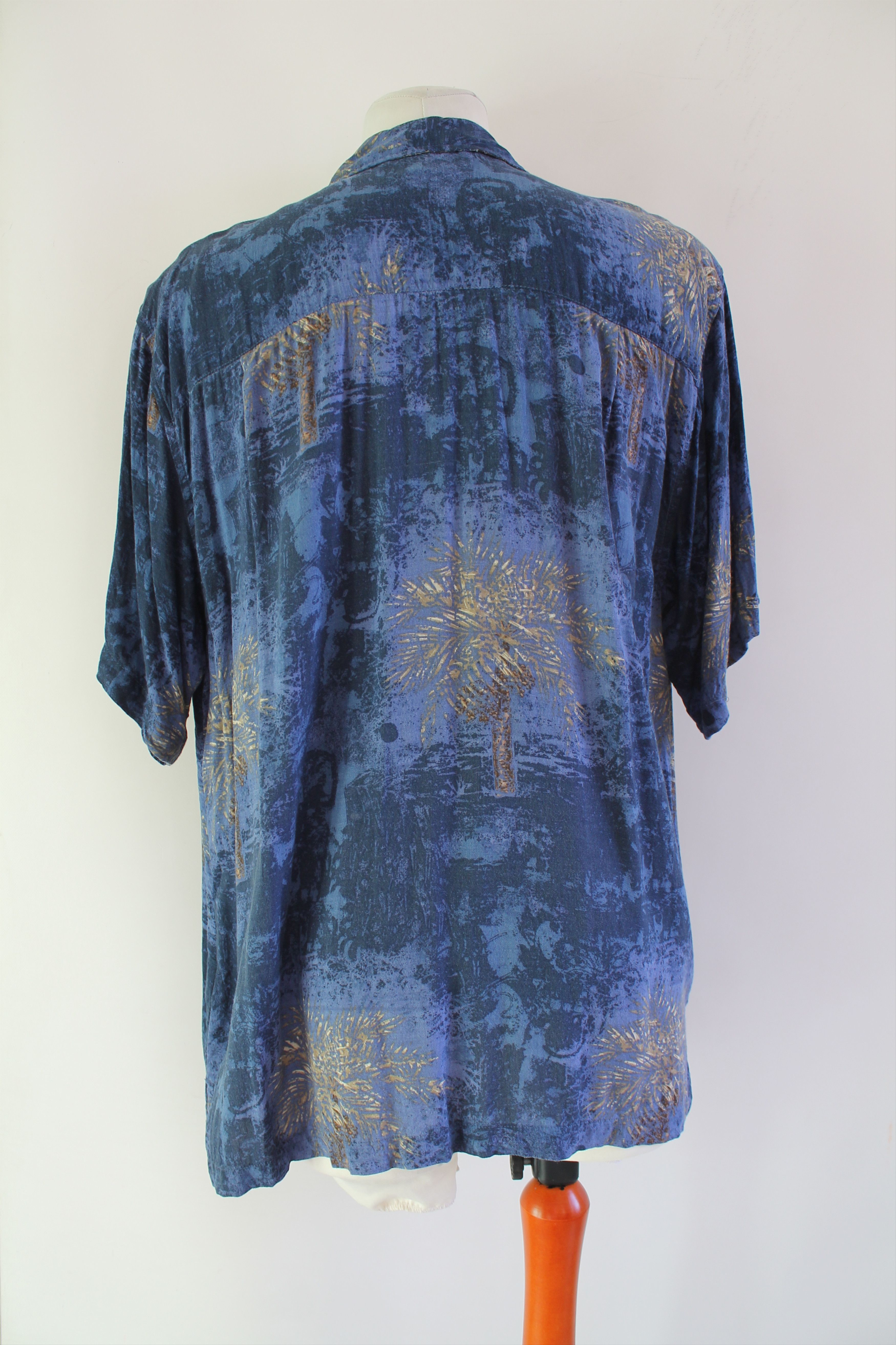 Vintage Montego Joe Vintage Hawaiian Shirt Blue Rayon XXL Size US XXL / EU 58 / 5 - 6 Thumbnail