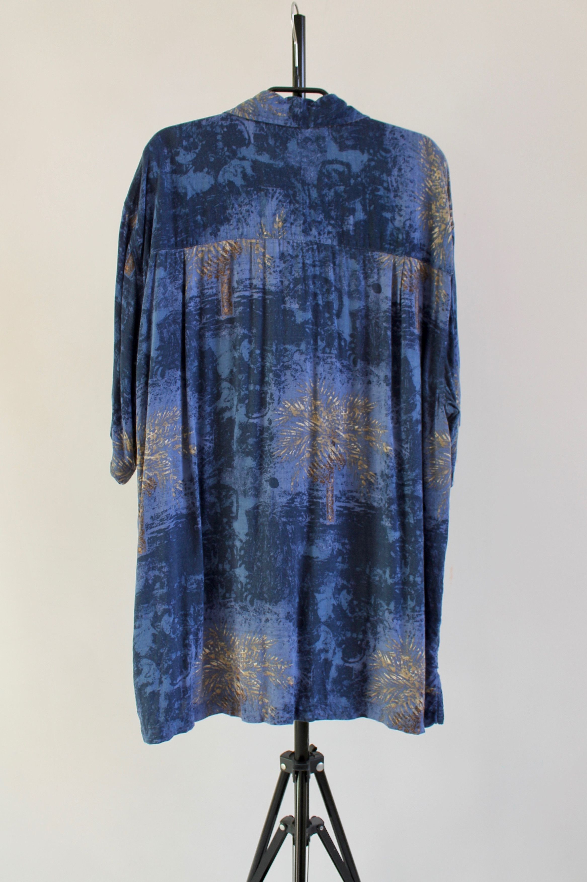 Vintage Montego Joe Vintage Hawaiian Shirt Blue Rayon XXL Size US XXL / EU 58 / 5 - 5 Thumbnail