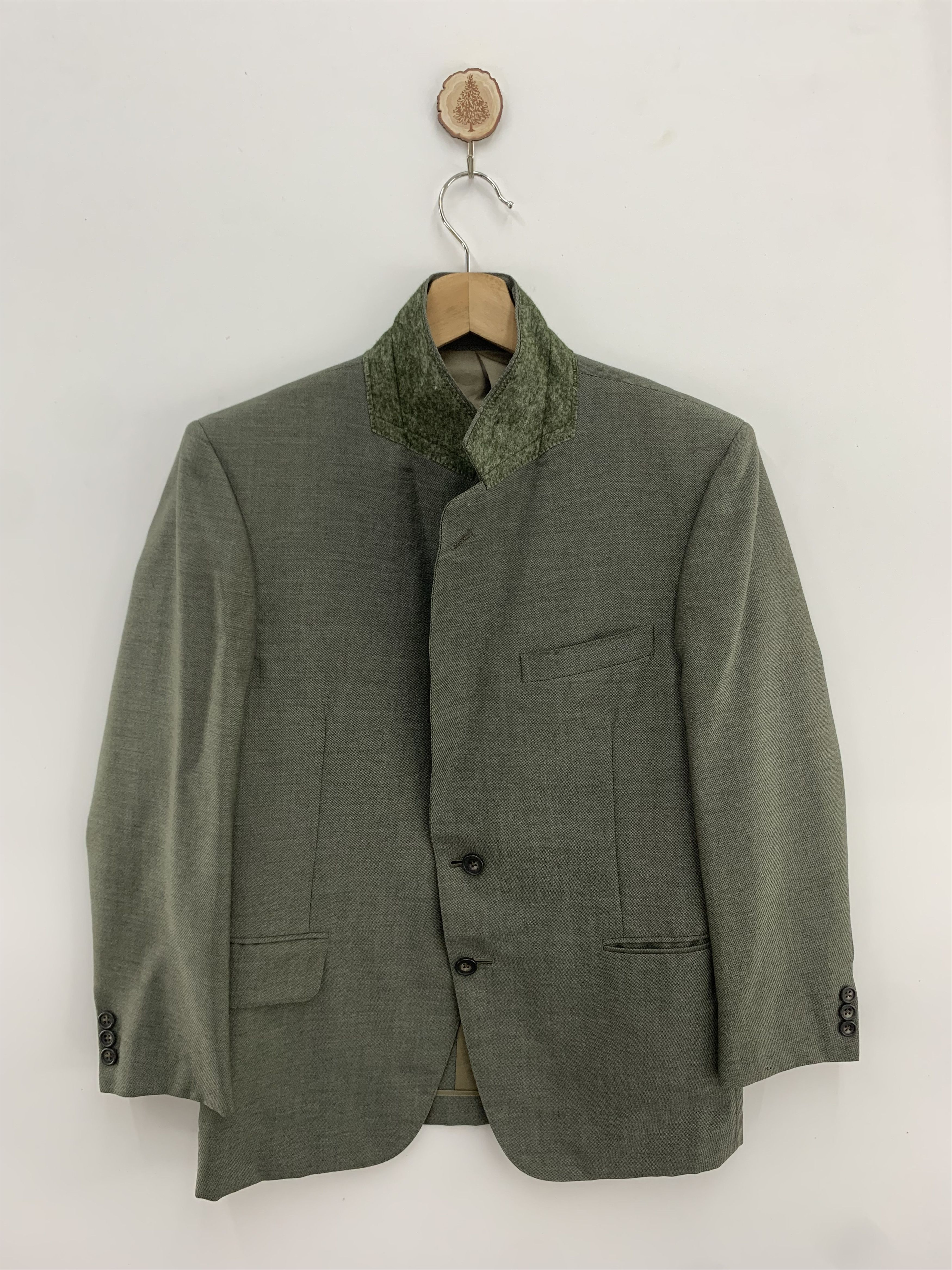 Wool and Mohair Blended Blazer
