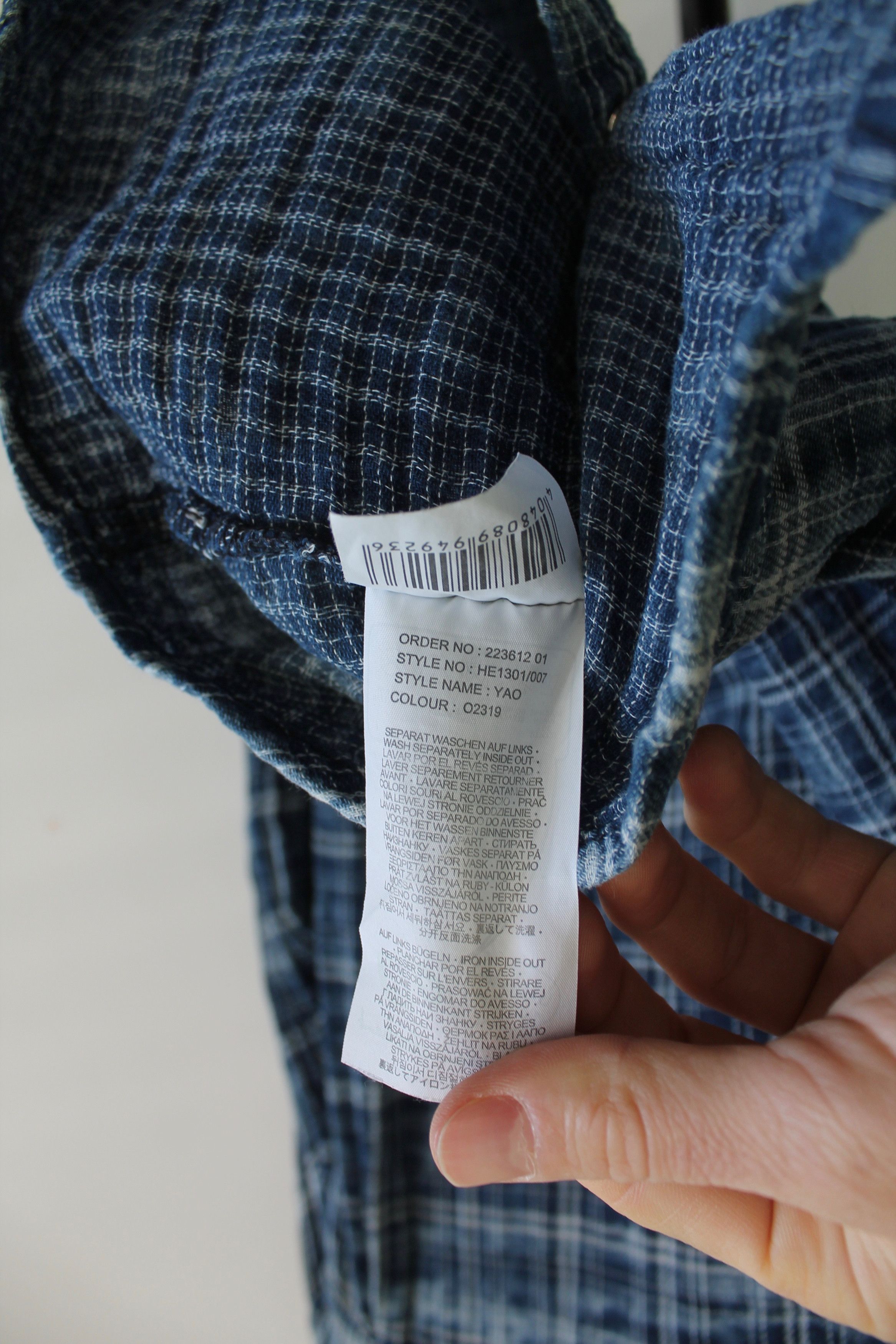 Japanese Brand One Green Elephant Plaid Shirt size Small Size US S / EU 44-46 / 1 - 8 Thumbnail