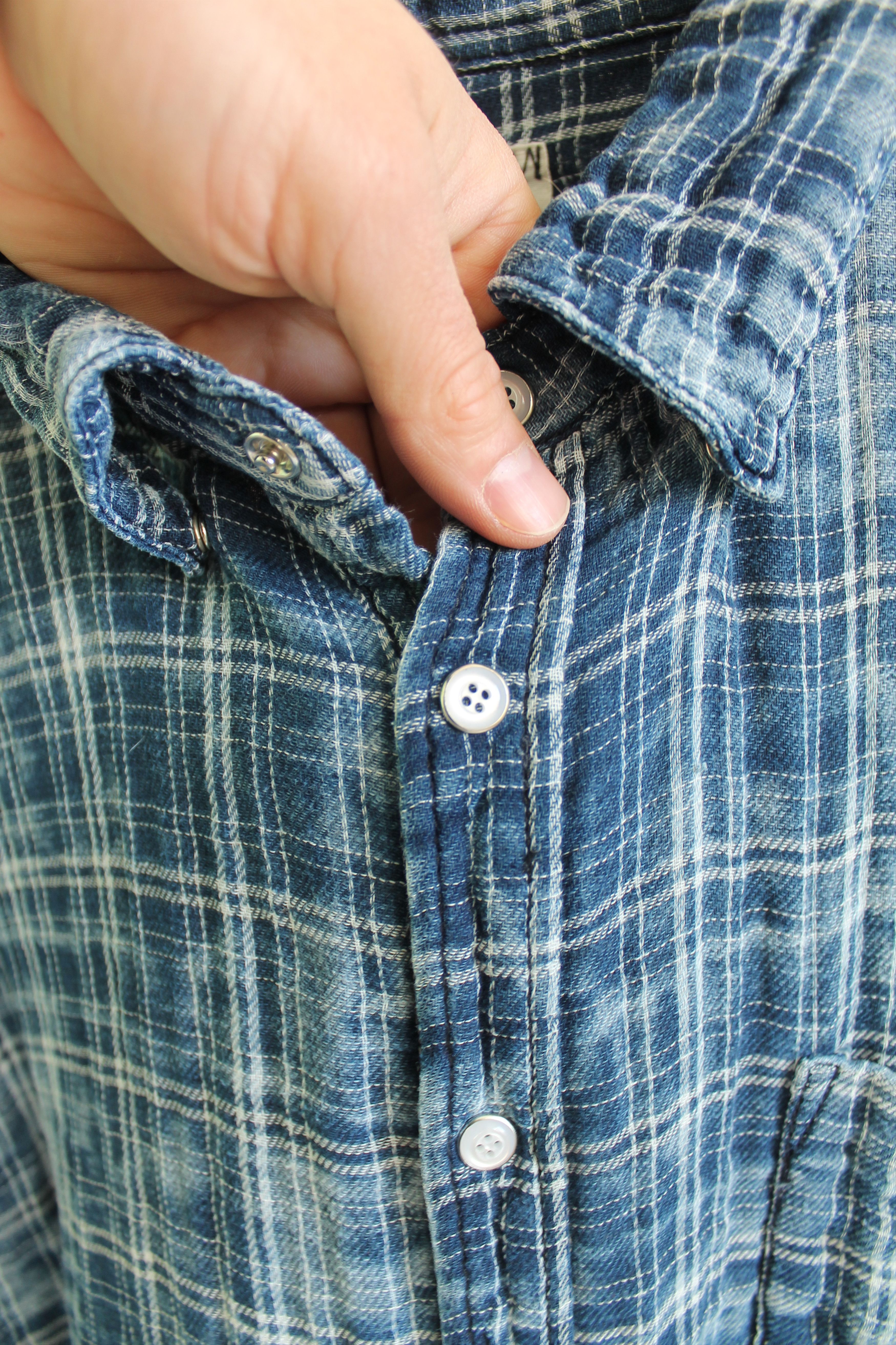 Japanese Brand One Green Elephant Plaid Shirt size Small Size US S / EU 44-46 / 1 - 5 Thumbnail