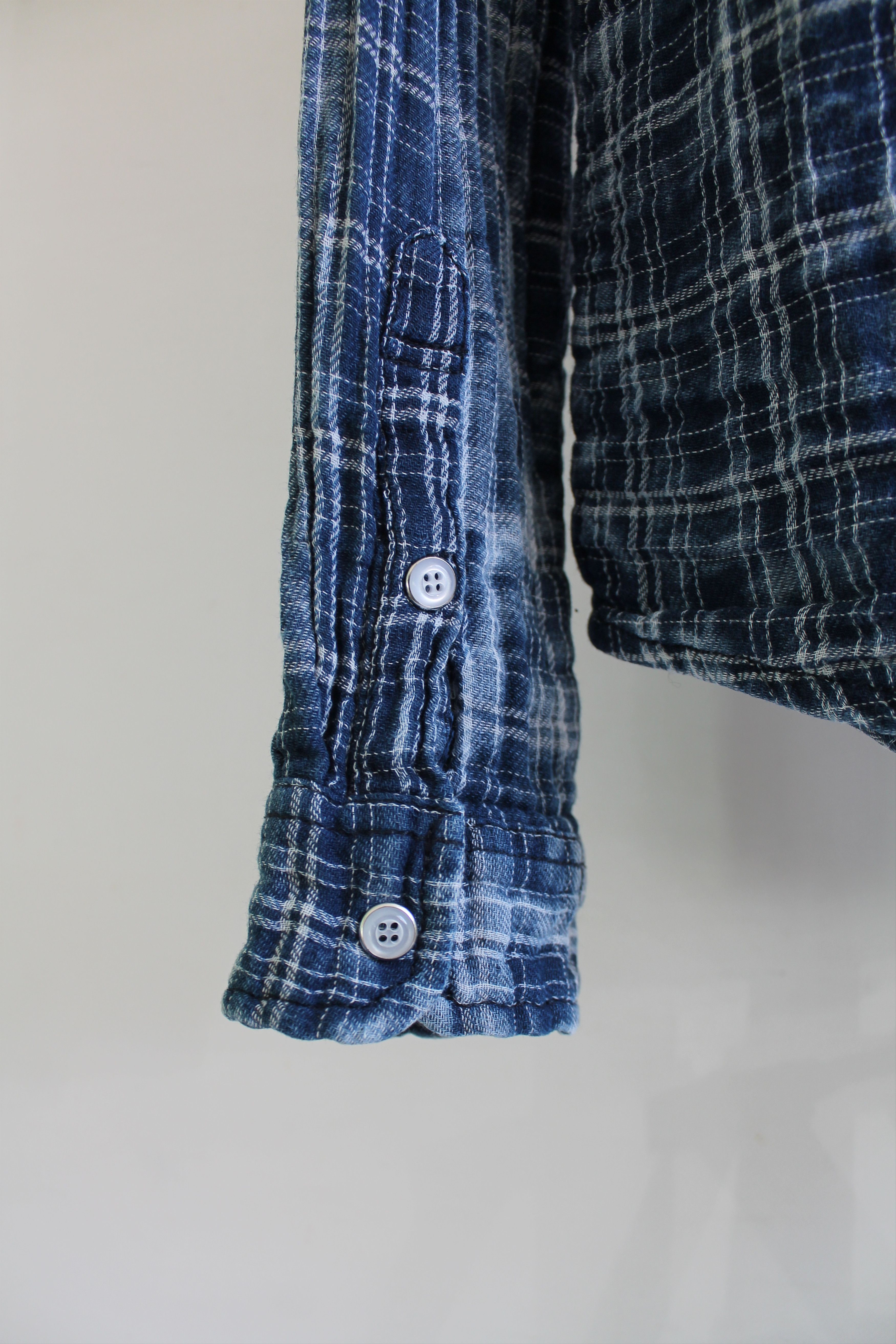 Japanese Brand One Green Elephant Plaid Shirt size Small Size US S / EU 44-46 / 1 - 6 Thumbnail