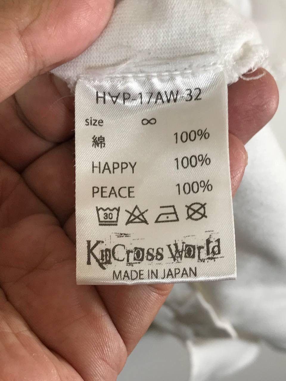 Japanese Brand rare Design Kin Cross World Size US L / EU 52-54 / 3 - 7 Thumbnail