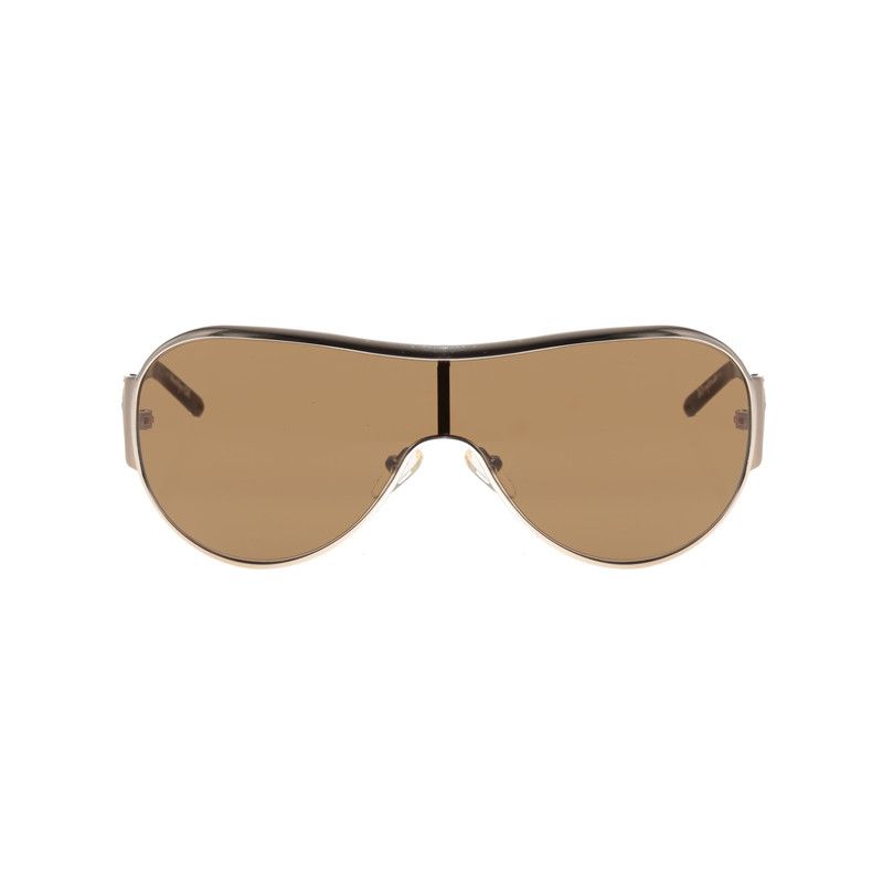 Max Mara Max Mara 00's Brown Aviator Mask Sunglasses Size ONE SIZE - 2 Thumbnail