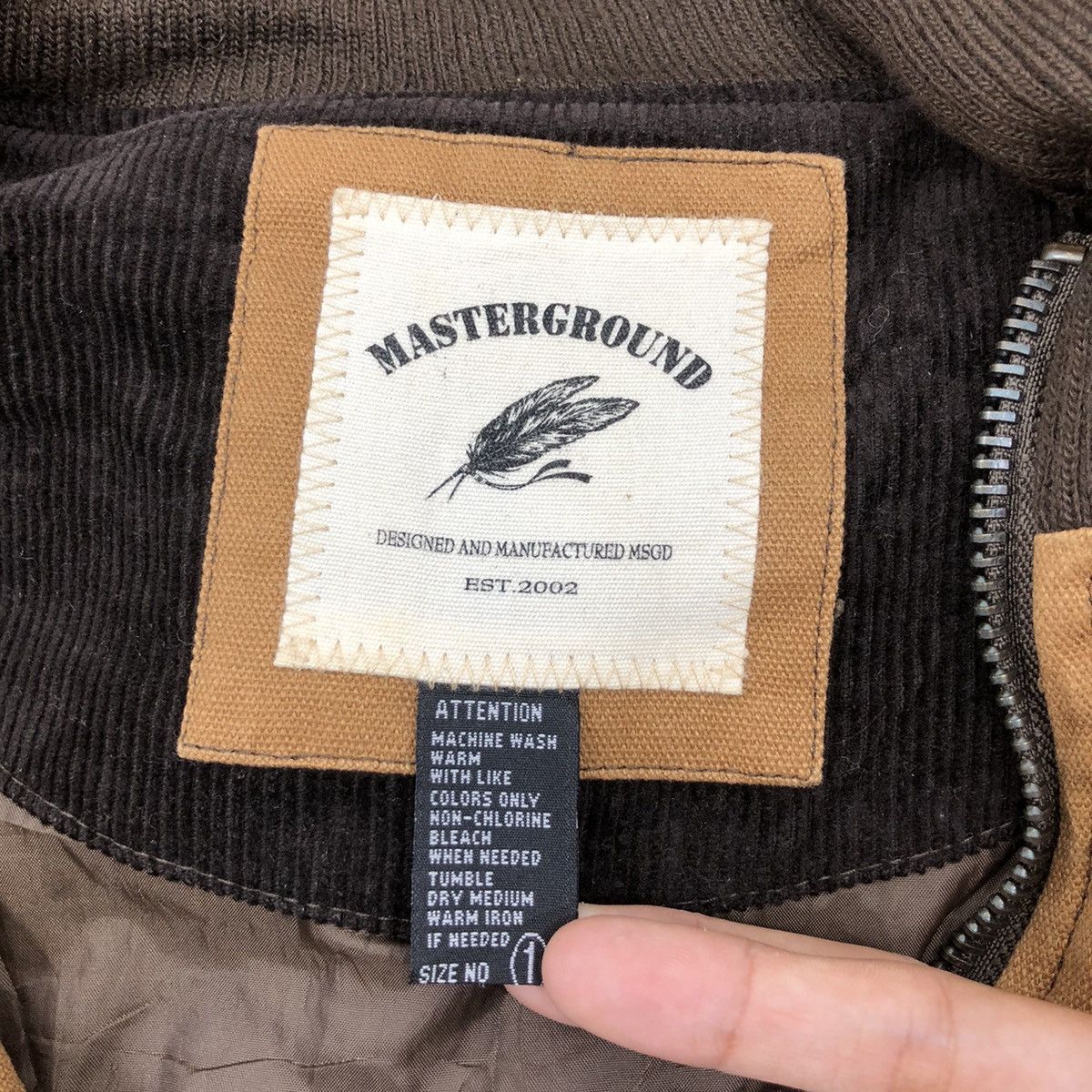 Japanese Brand × Vintage MASTERGROUND Khaki Jacket Casual Style Workwear Japanese Size US M / EU 48-50 / 2 - 5 Thumbnail