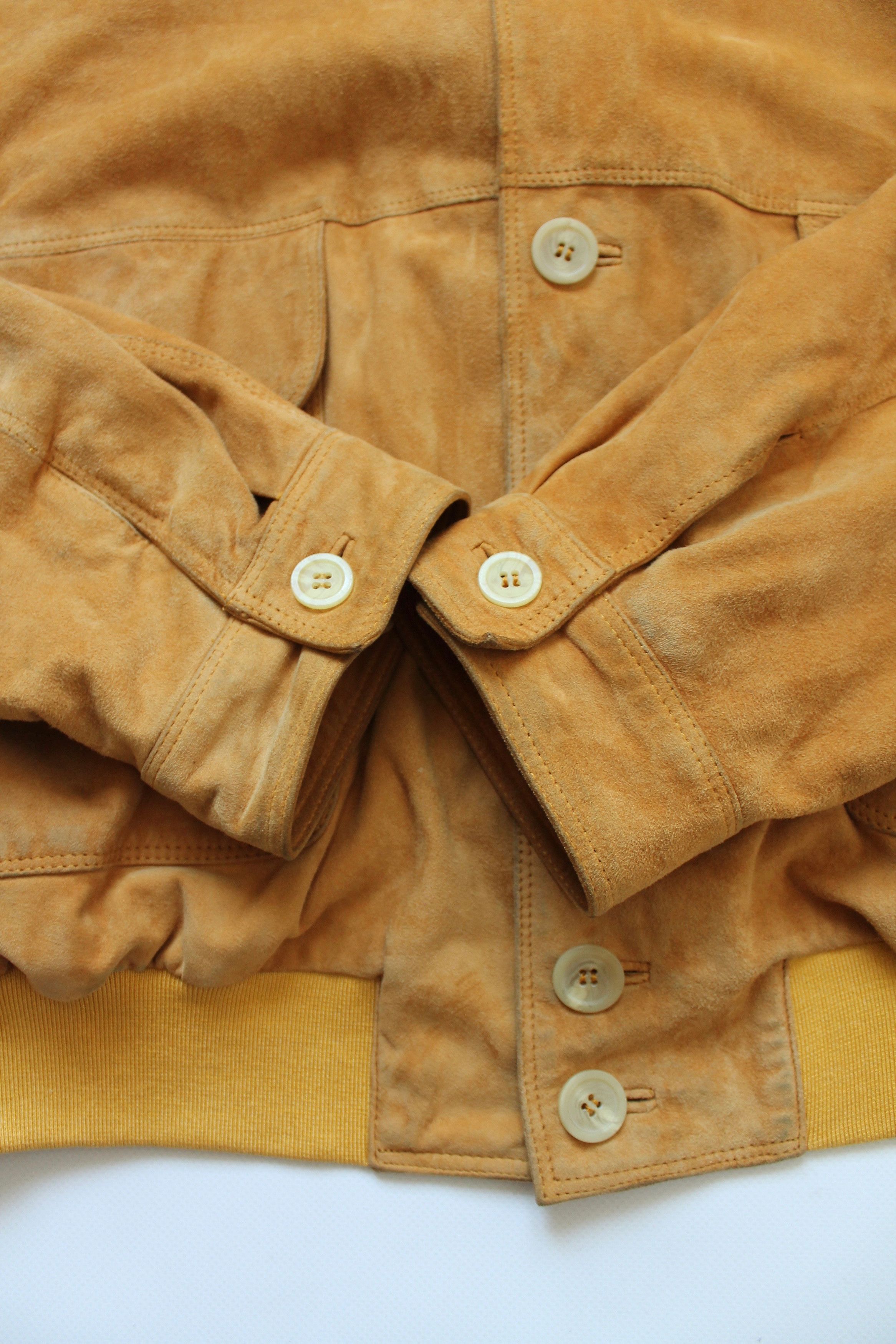 Vintage KAPRAUN Vintage Suede Jacket Size 58 yellow Size US XXL / EU 58 / 5 - 7 Thumbnail