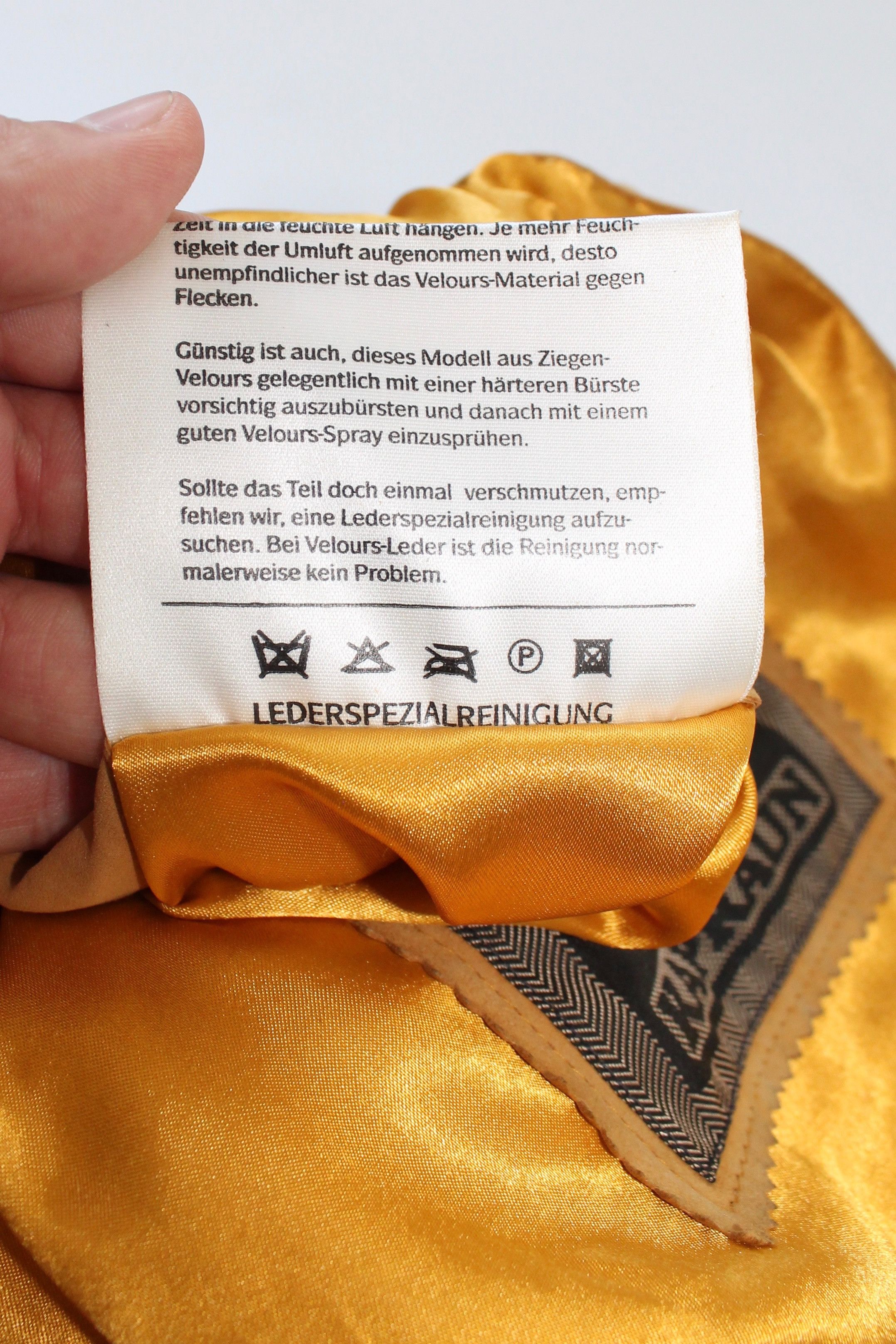 Vintage KAPRAUN Vintage Suede Jacket Size 58 yellow Size US XXL / EU 58 / 5 - 11 Thumbnail