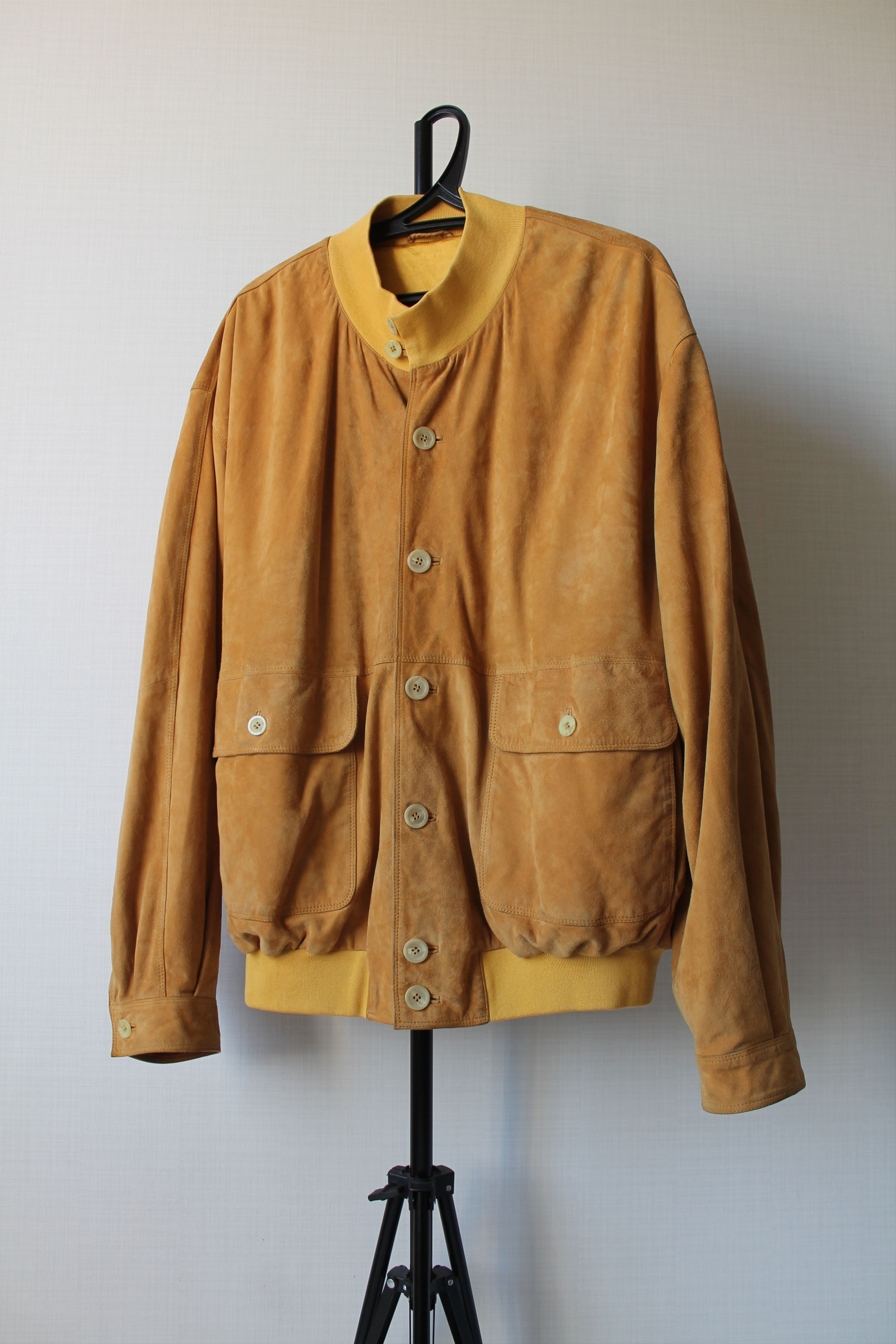 Vintage KAPRAUN Vintage Suede Jacket Size 58 yellow Size US XXL / EU 58 / 5 - 2 Thumbnail