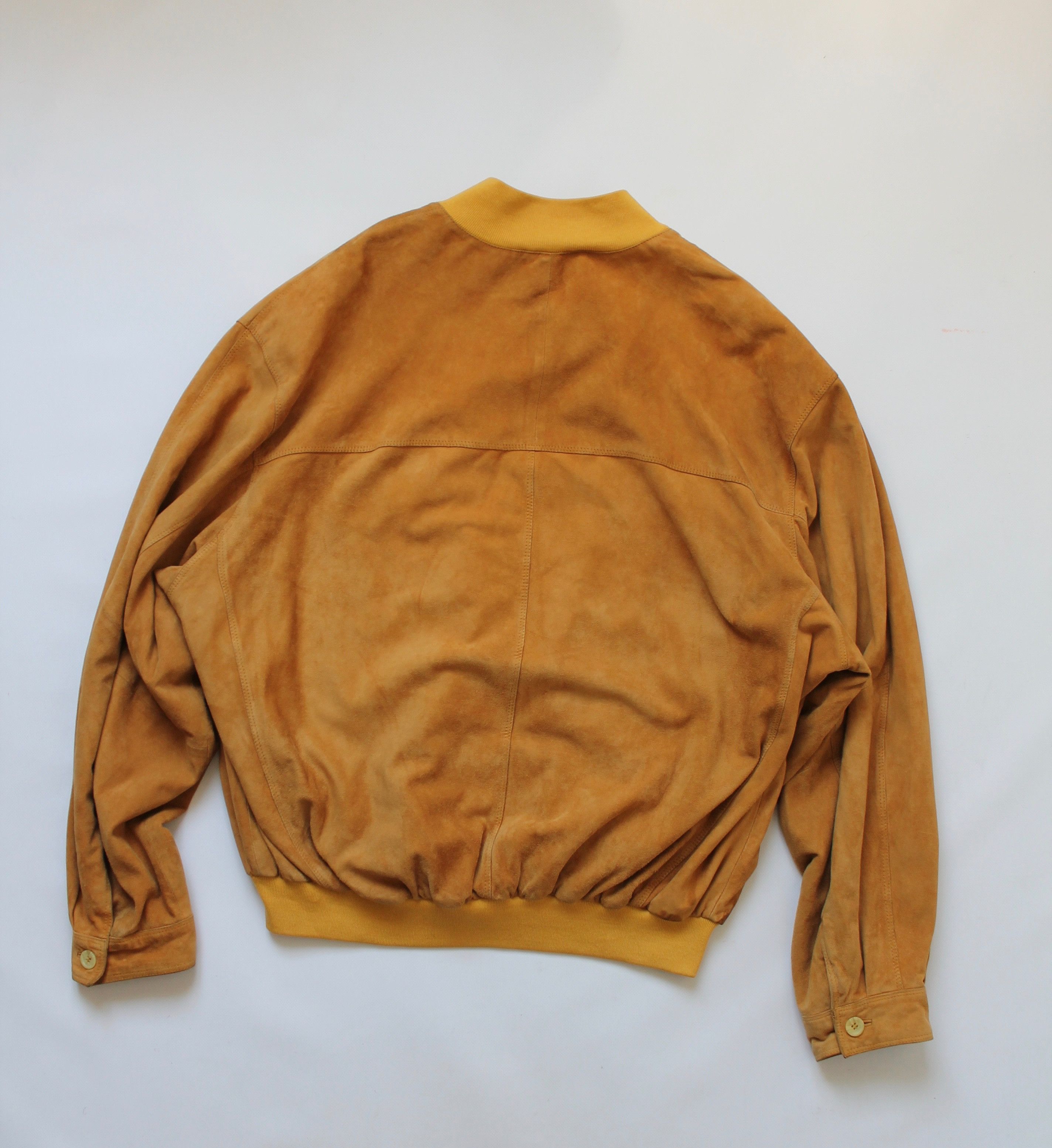 Vintage KAPRAUN Vintage Suede Jacket Size 58 yellow Size US XXL / EU 58 / 5 - 8 Thumbnail