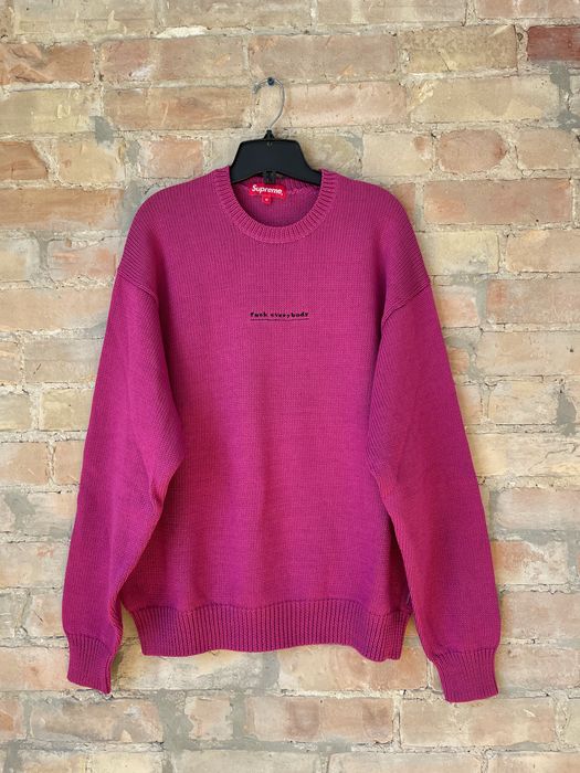 販売中です Supreme® / Fuck Everybody Sweater / M | www.takalamtech.com