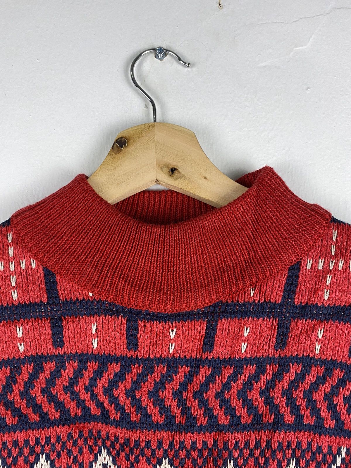 Coogi × Japanese Brand Vintage 90’s Pinion Coogi Style Knit Sweater Mock Neck Size US L / EU 52-54 / 3 - 4 Thumbnail