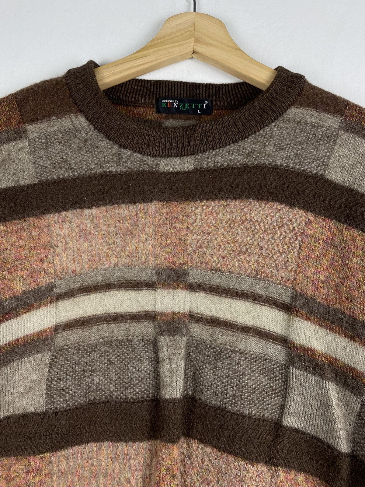 Coogi Vintage Renzetti Multicolour Coogi Style Knit Sweater Size L / US 10 / IT 46 - 3 Thumbnail