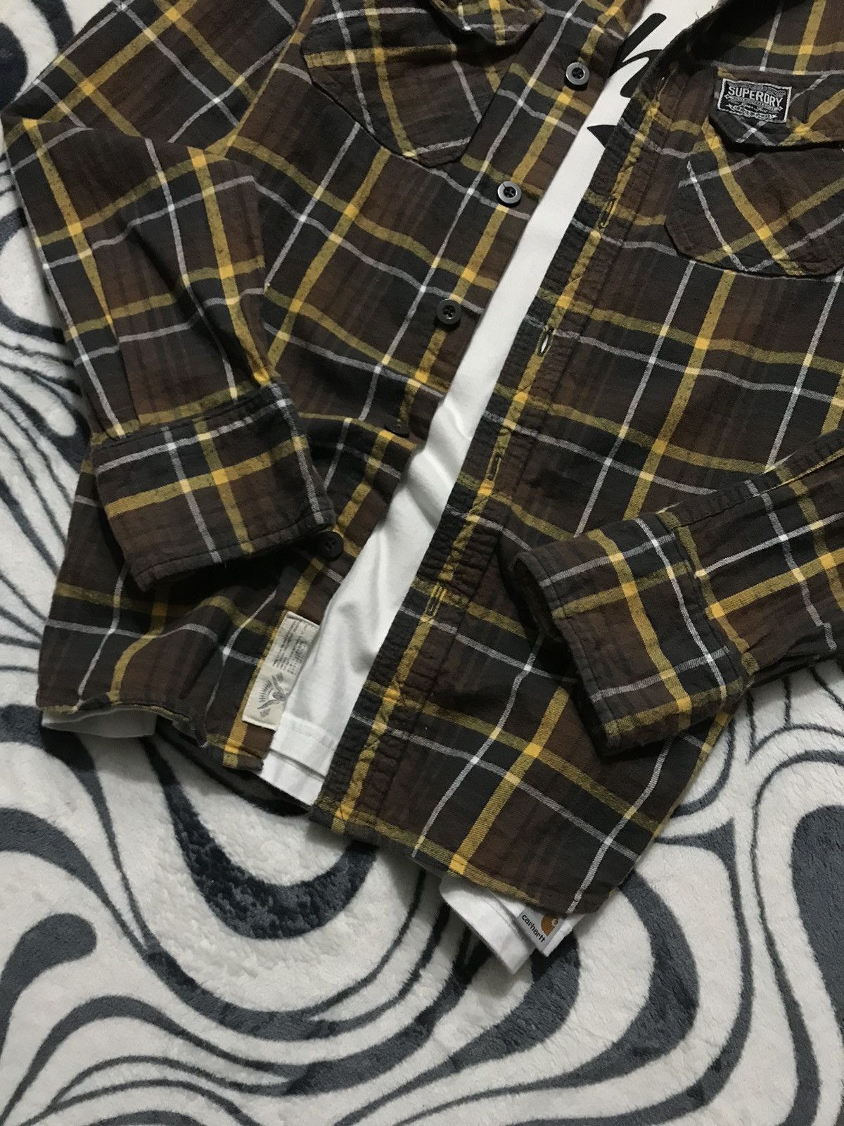 Flannel × Superdry × Vintage Superdry vintage flannel shirt Size US L / EU 52-54 / 3 - 3 Thumbnail