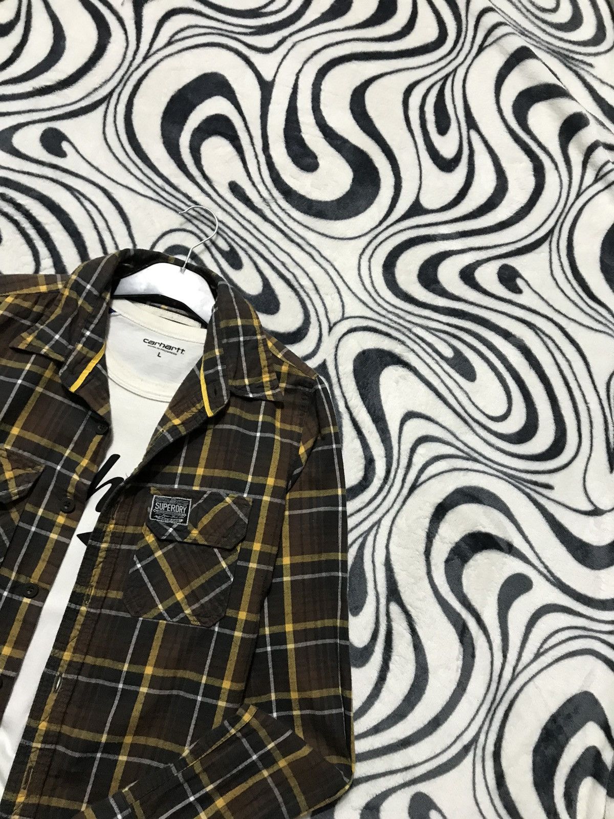 Flannel × Superdry × Vintage Superdry vintage flannel shirt Size US L / EU 52-54 / 3 - 2 Thumbnail